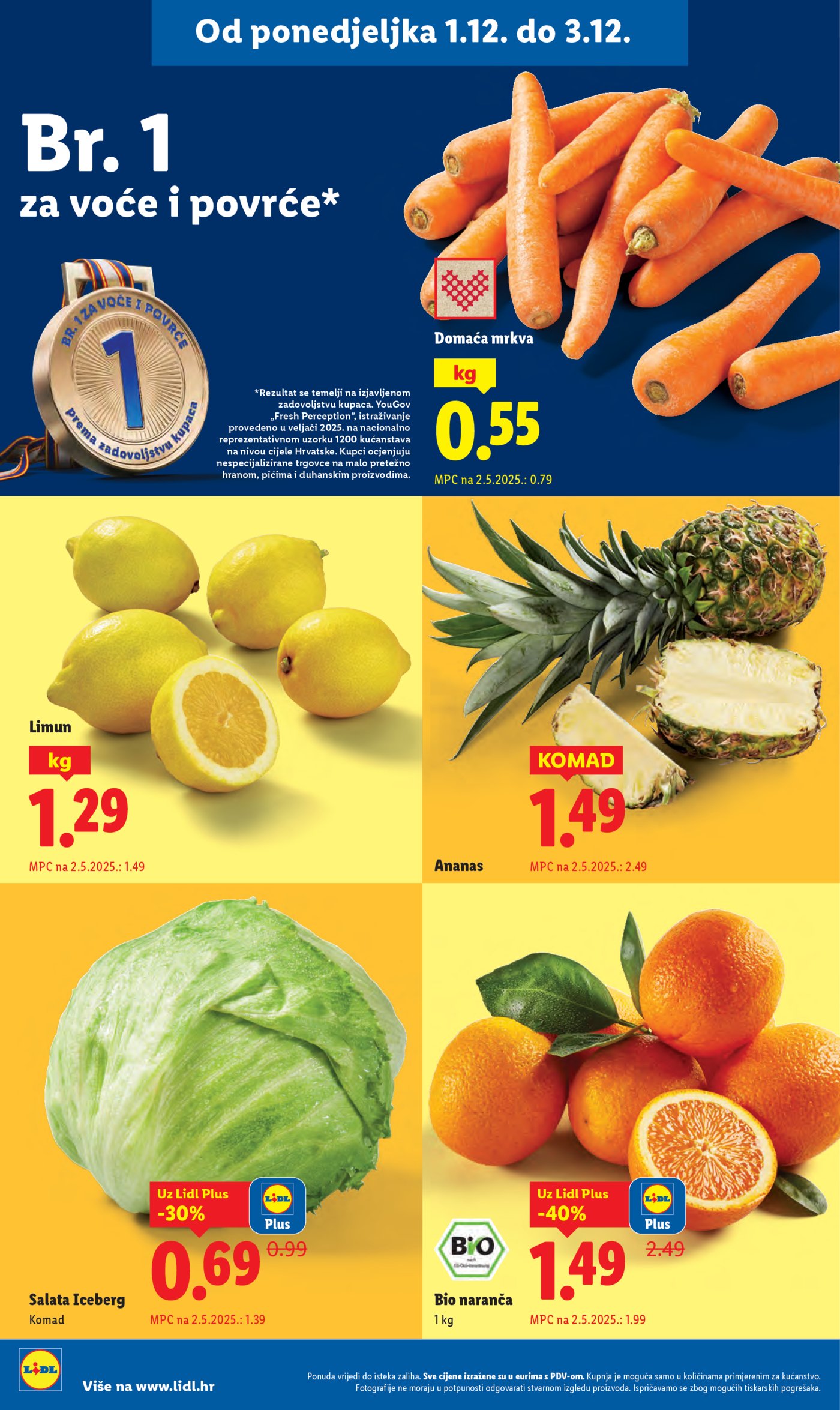 Lidl katalog ponuda od Ponedjeljka 01.12.-07.12.2025.