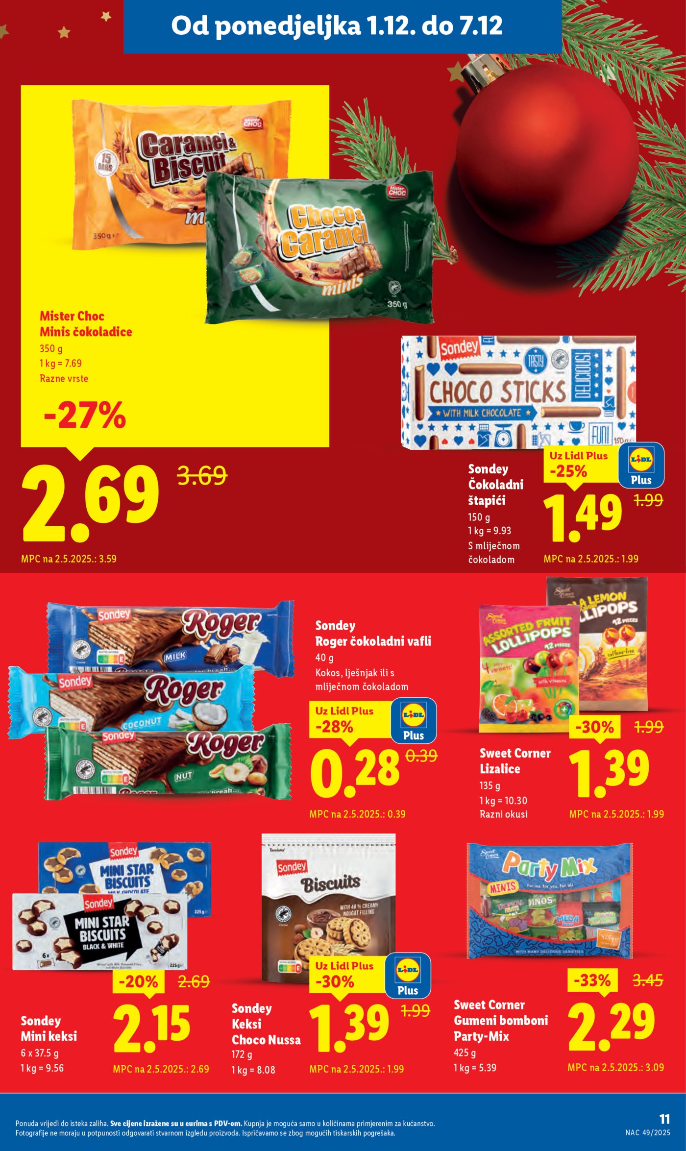 Lidl katalog ponuda od Ponedjeljka 01.12.-07.12.2025.