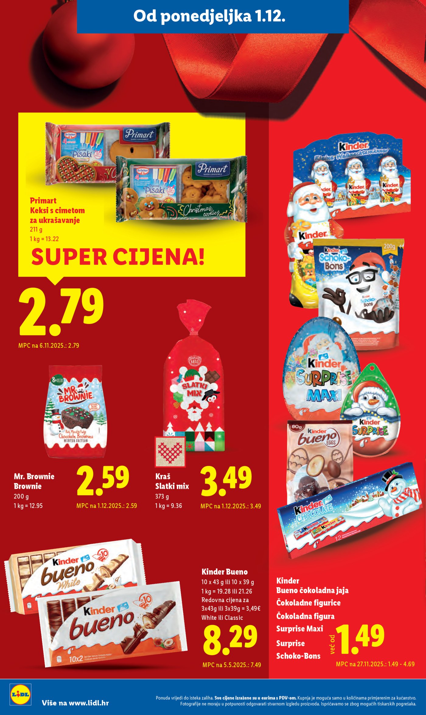 Lidl katalog ponuda od Ponedjeljka 01.12.-07.12.2025.