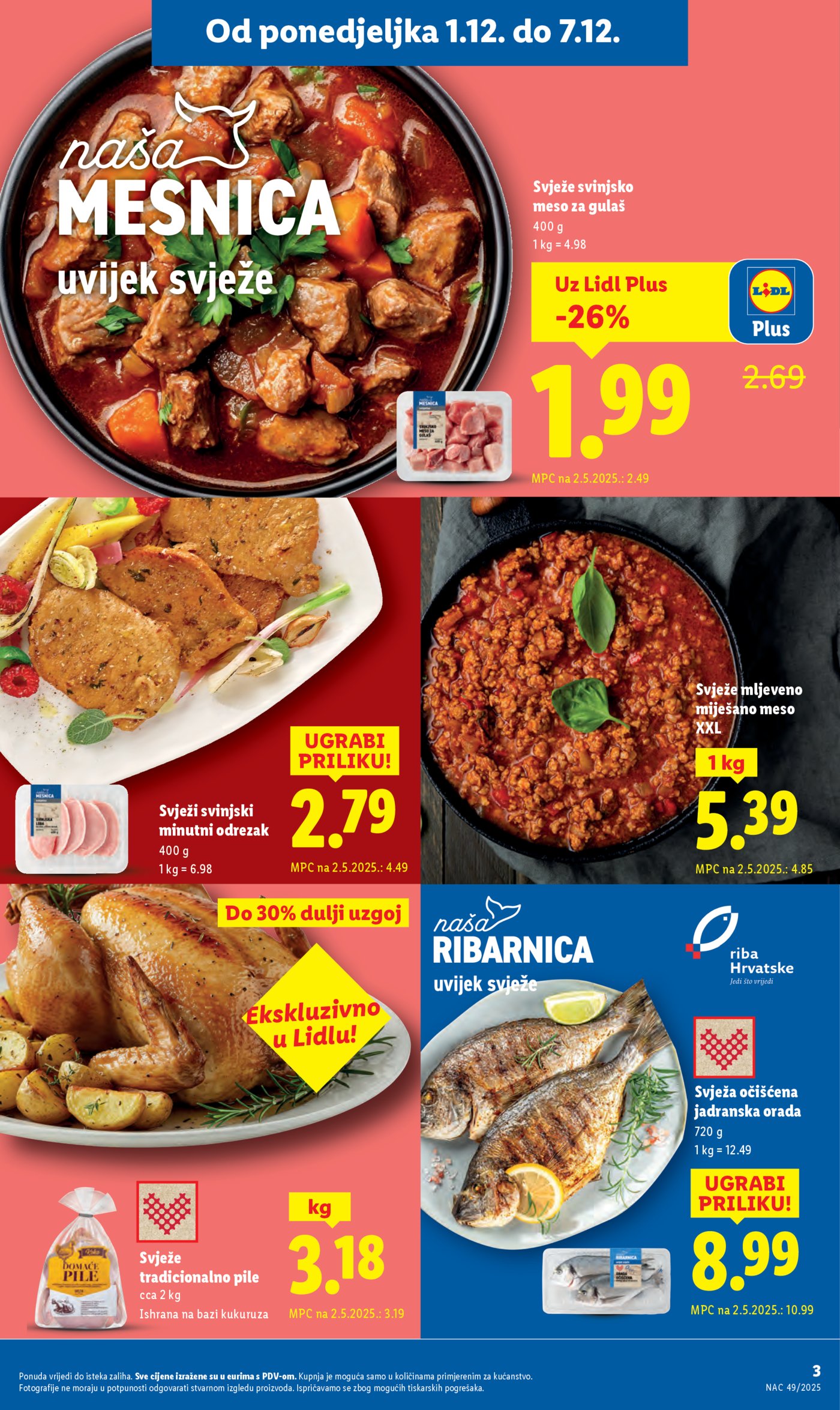 Lidl katalog ponuda od Ponedjeljka 01.12.-07.12.2025.