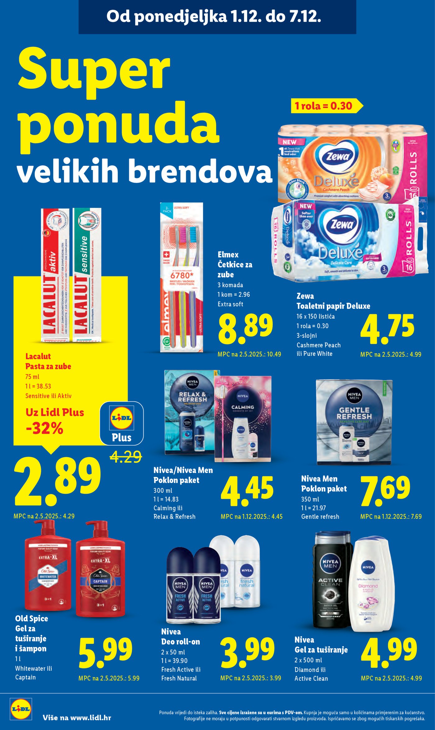 Lidl katalog ponuda od Ponedjeljka 01.12.-07.12.2025.