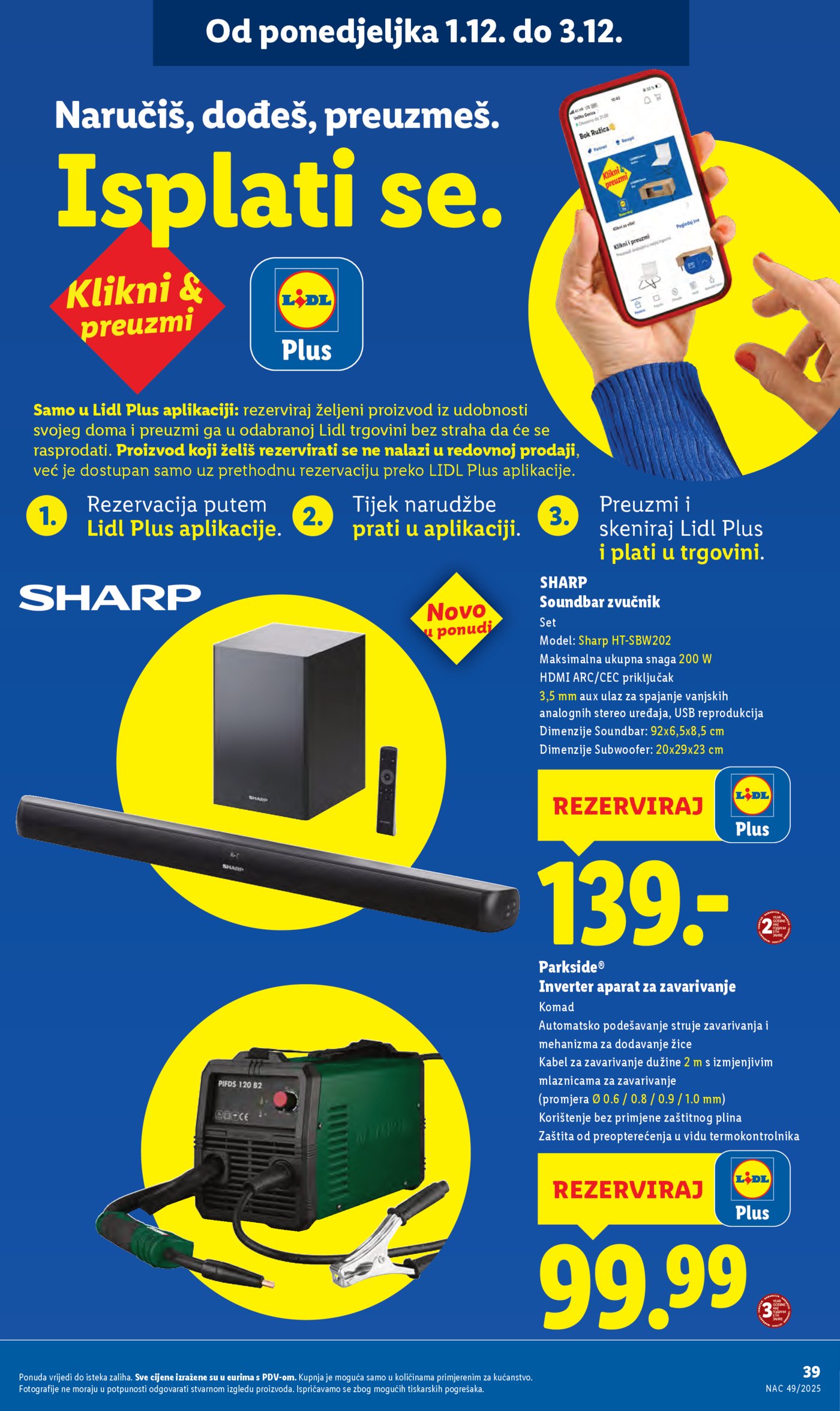 Lidl katalog ponuda od Ponedjeljka 01.12.-07.12.2025.