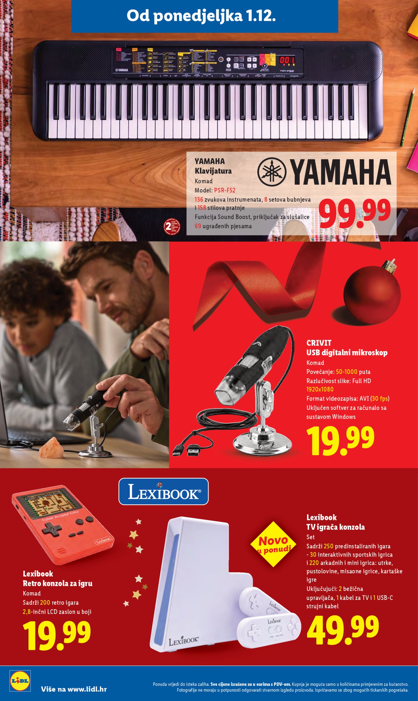 Lidl katalog ponuda od Ponedjeljka 01.12.-07.12.2025.