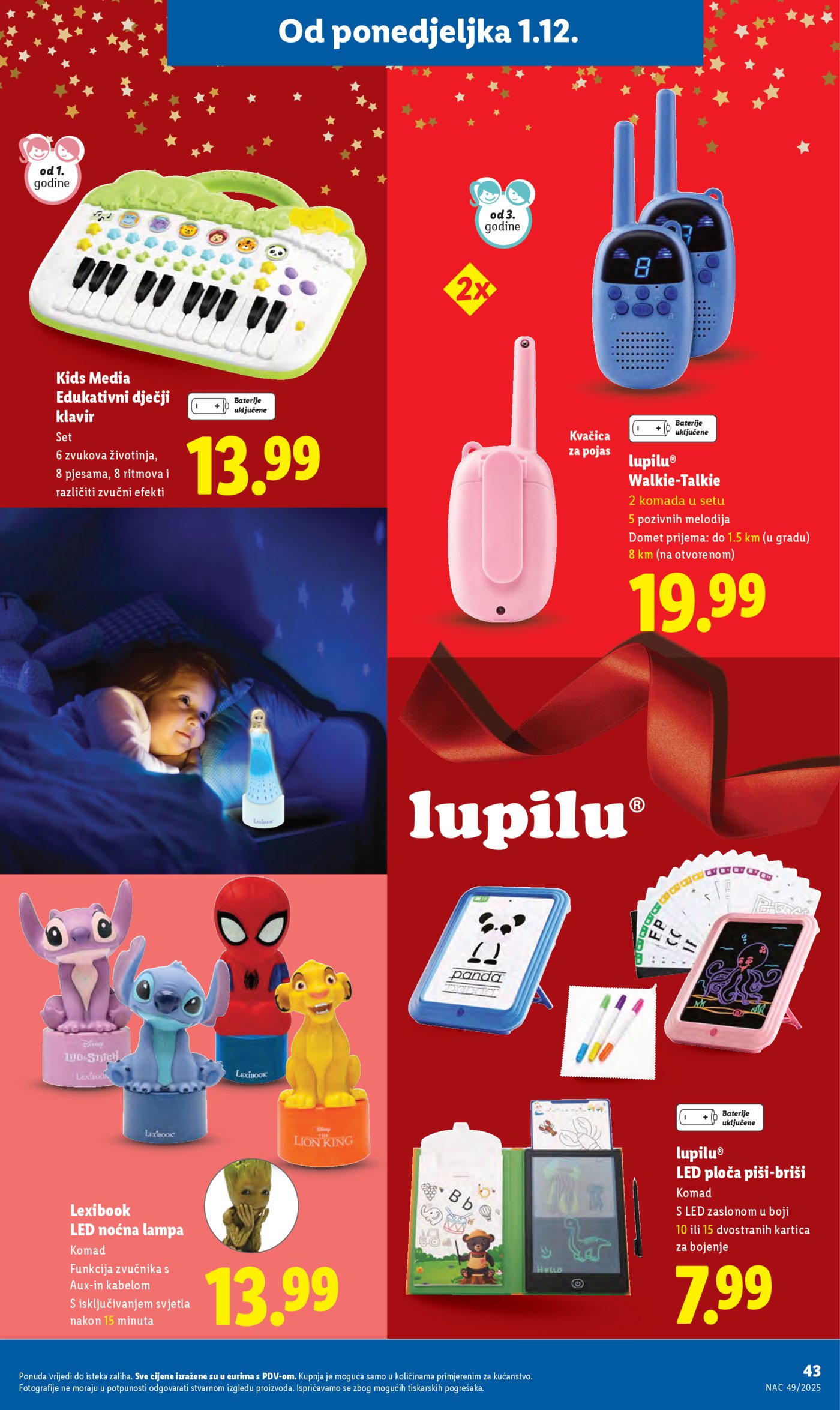 Lidl katalog ponuda od Ponedjeljka 01.12.-07.12.2025.
