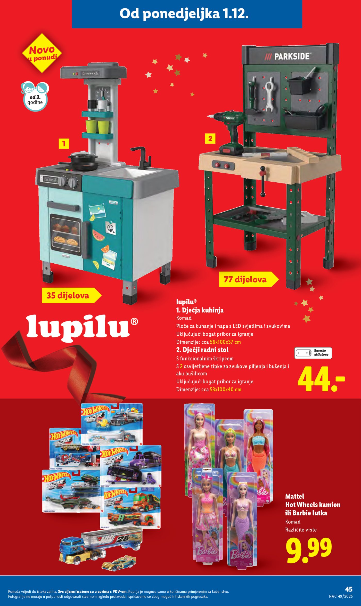 Lidl katalog ponuda od Ponedjeljka 01.12.-07.12.2025.