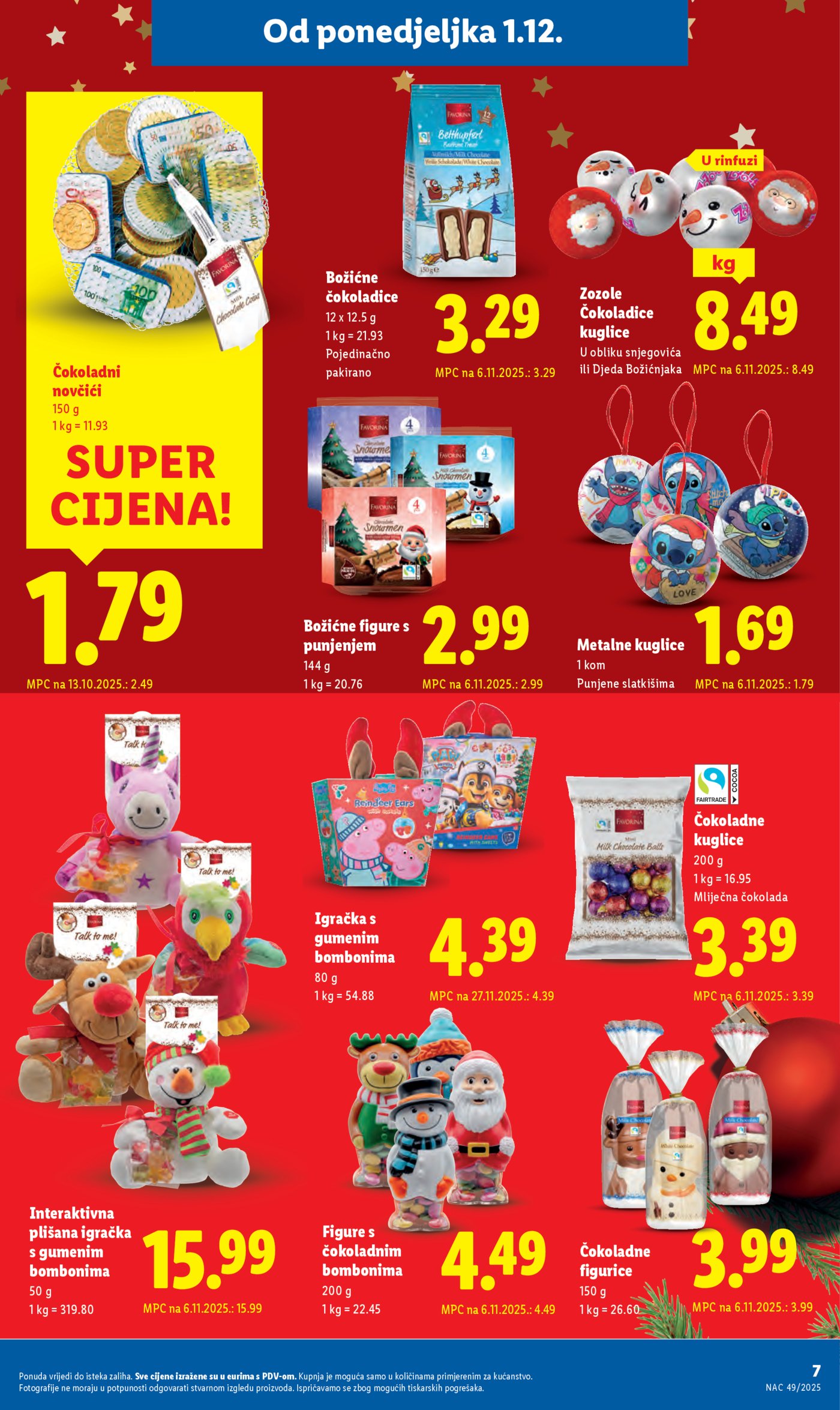 Lidl katalog ponuda od Ponedjeljka 01.12.-07.12.2025.