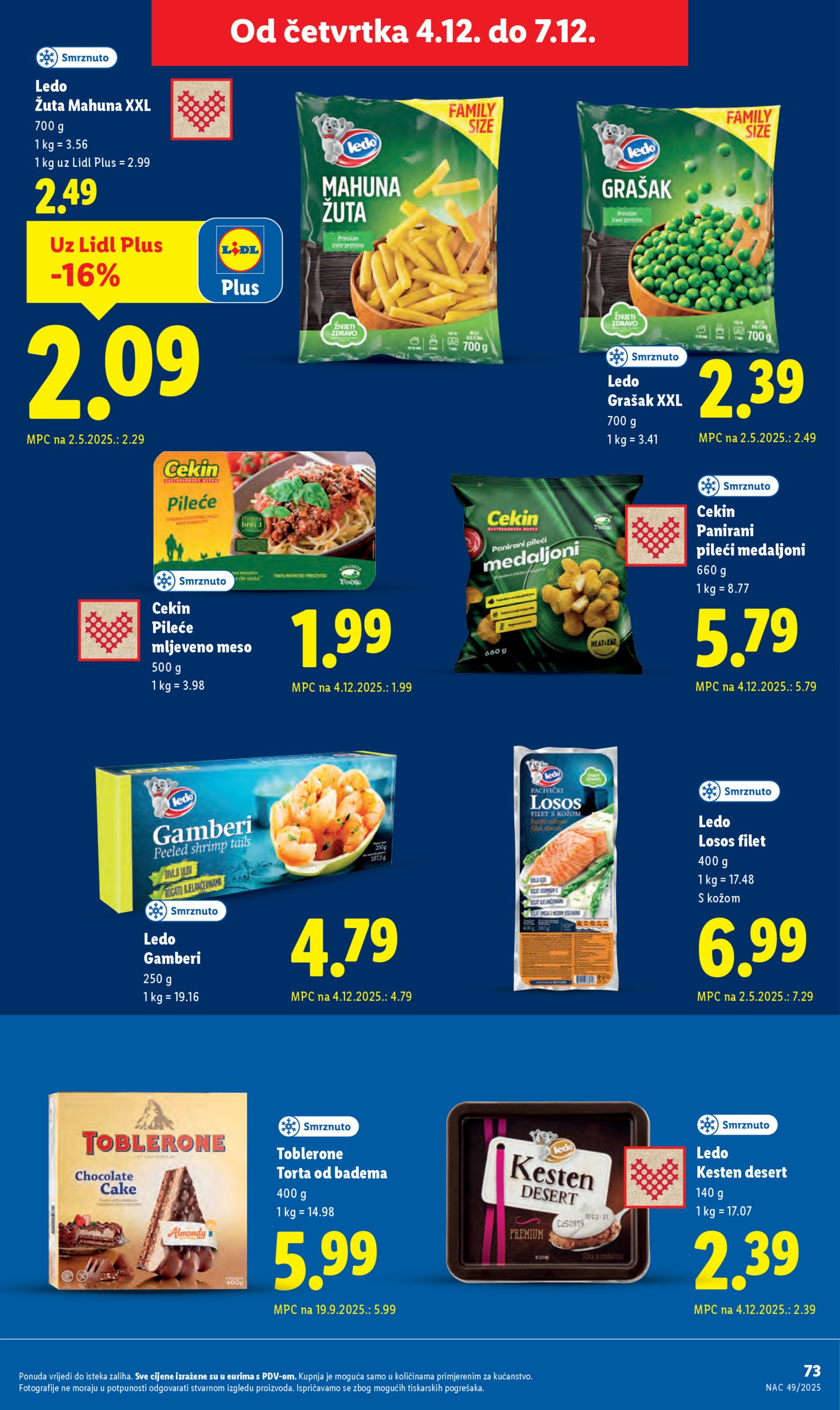 Lidl katalog ponuda od Ponedjeljka 01.12.-07.12.2025.