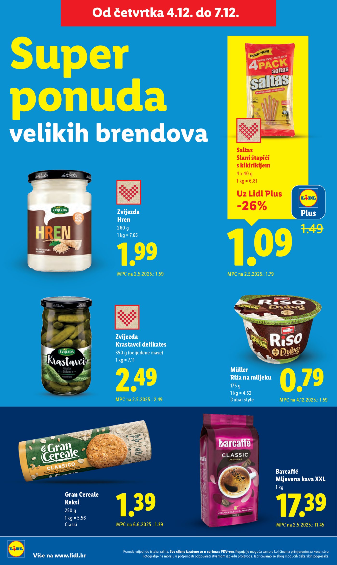 Lidl katalog ponuda od Ponedjeljka 01.12.-07.12.2025.