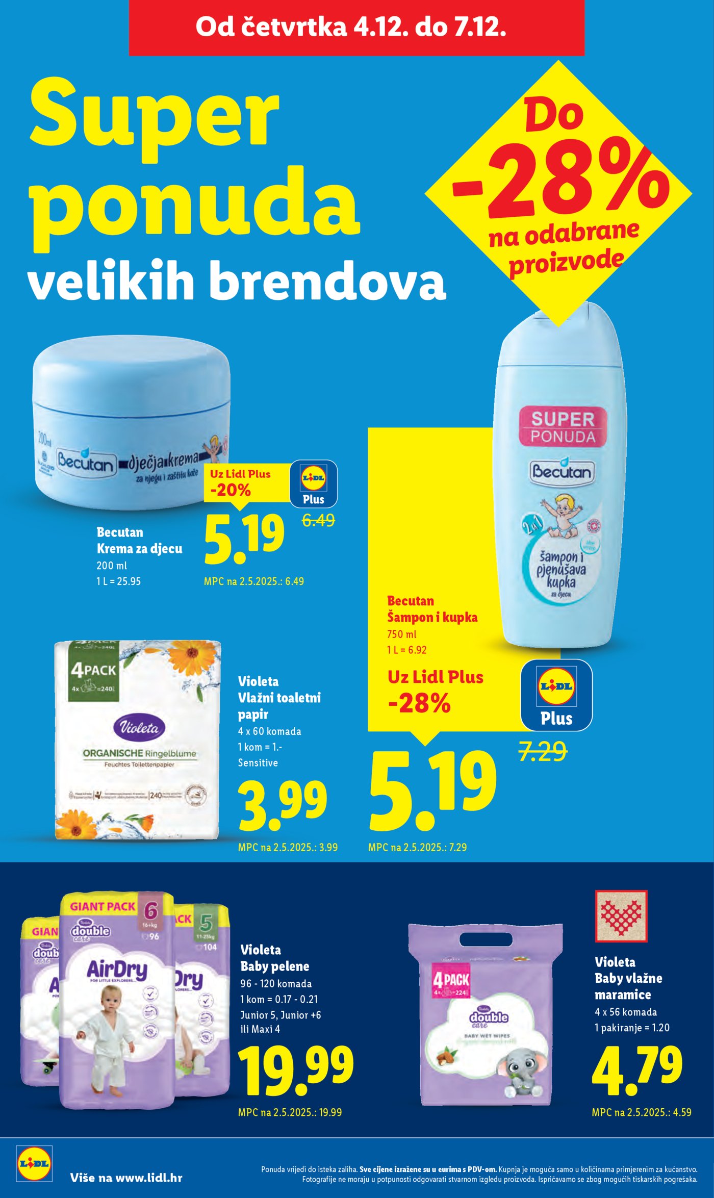 Lidl katalog ponuda od Ponedjeljka 01.12.-07.12.2025.