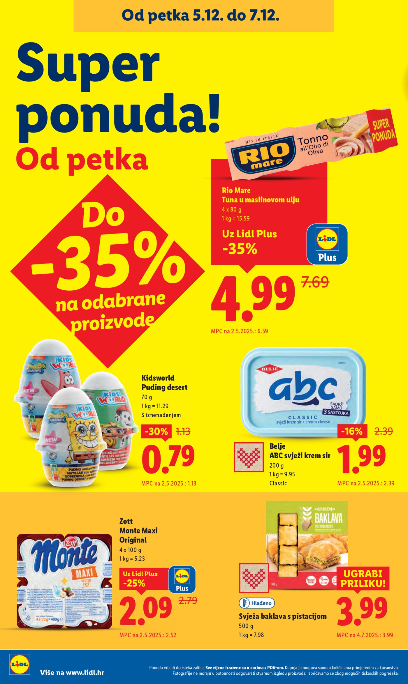 Lidl katalog ponuda od Ponedjeljka 01.12.-07.12.2025.