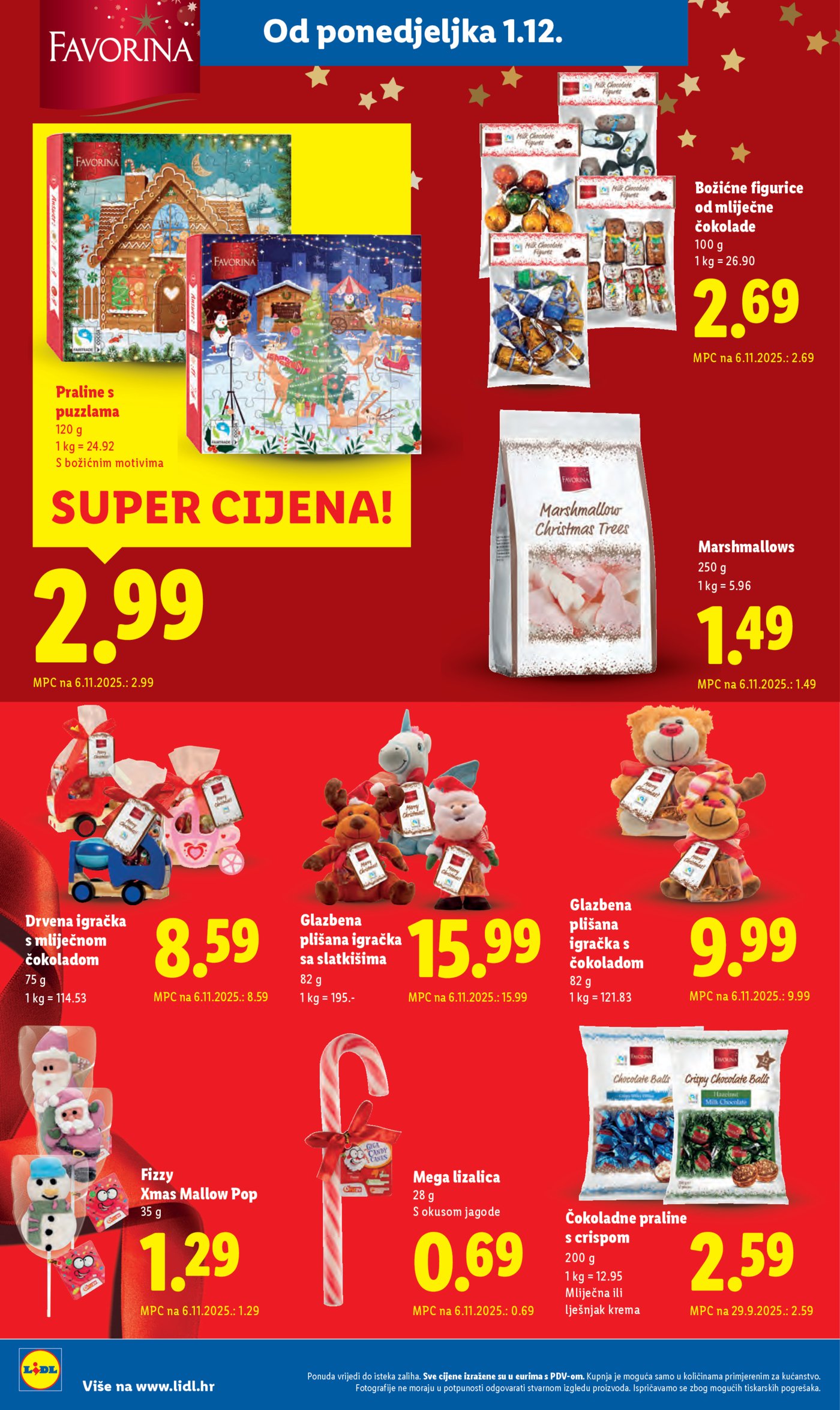 Lidl katalog ponuda od Ponedjeljka 01.12.-07.12.2025.