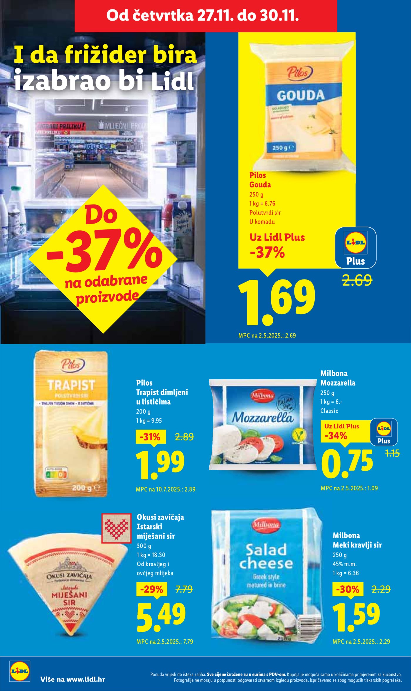 Lidl katalog super ponuda od četvrtka 27.11.-30.11.2025.