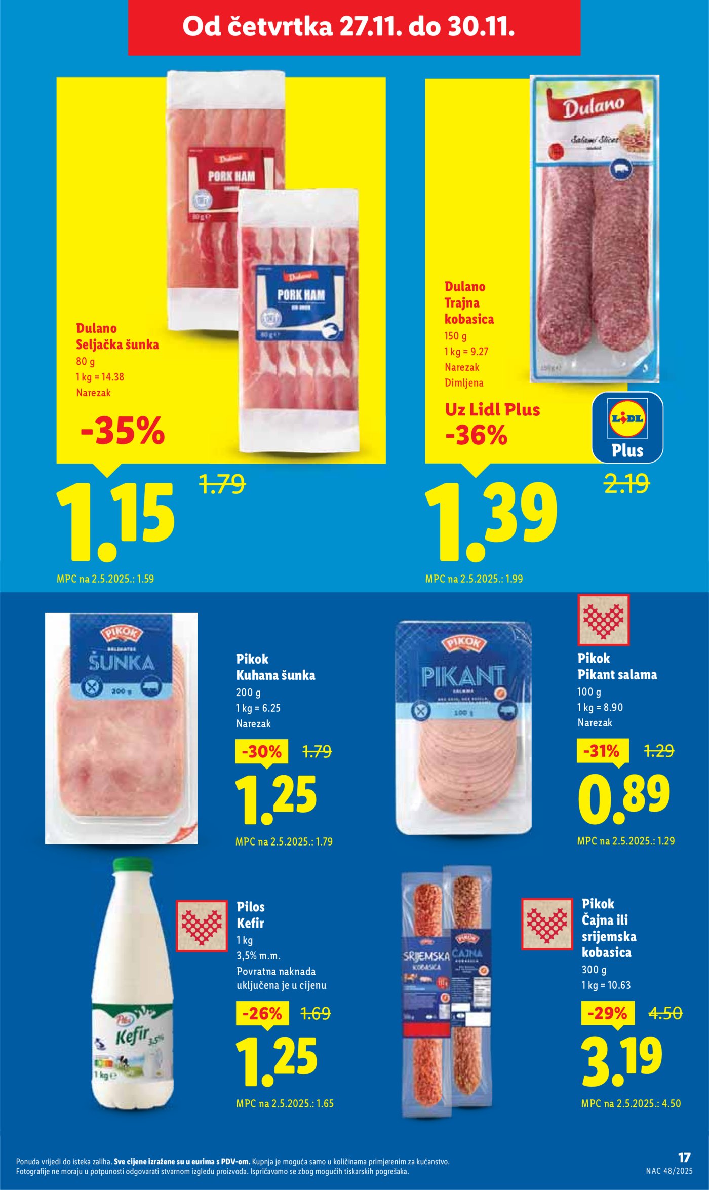 Lidl katalog super ponuda od četvrtka 27.11.-30.11.2025.
