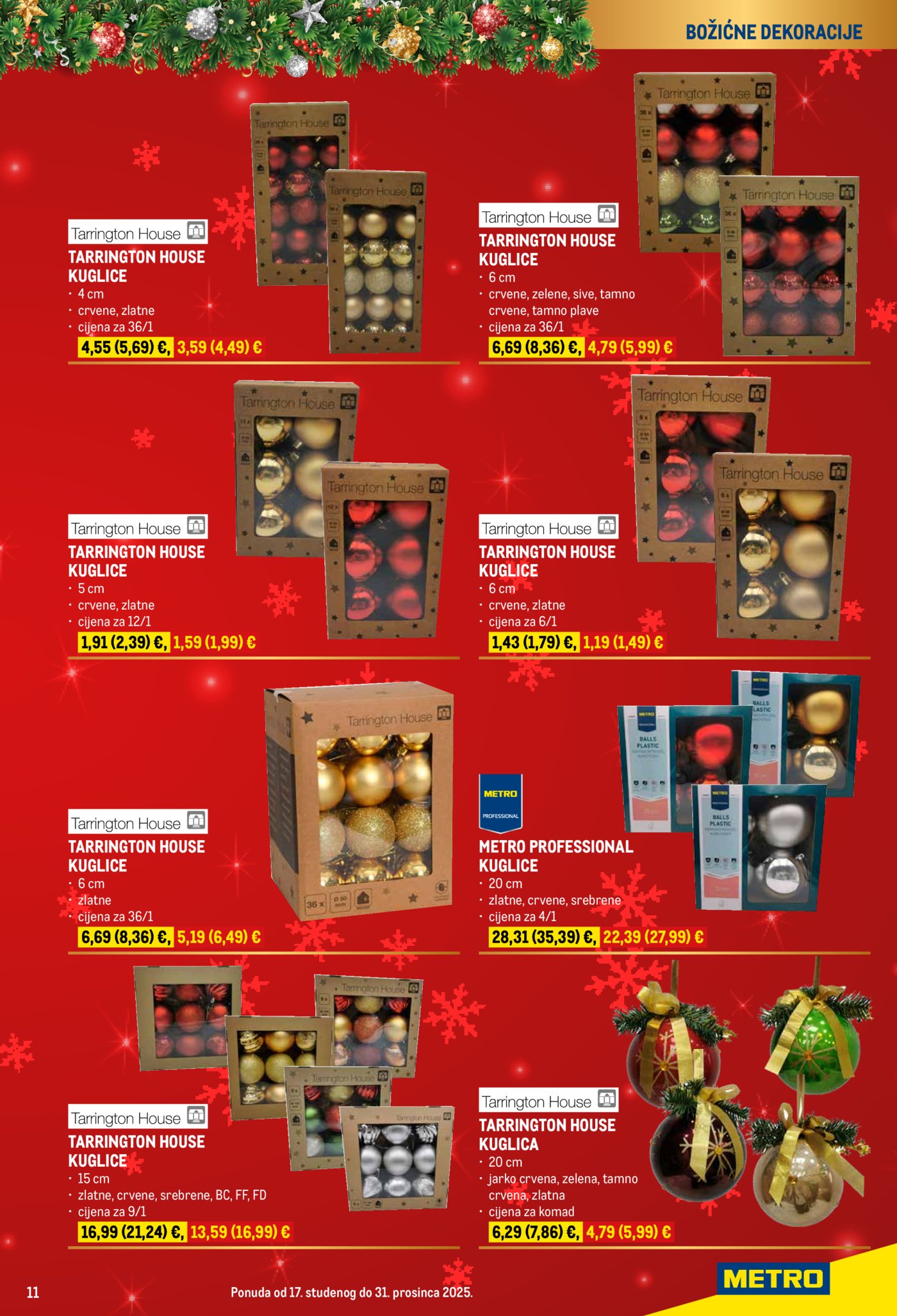 Metro Božićni katalog 17.11.2025.-31.12.2025.