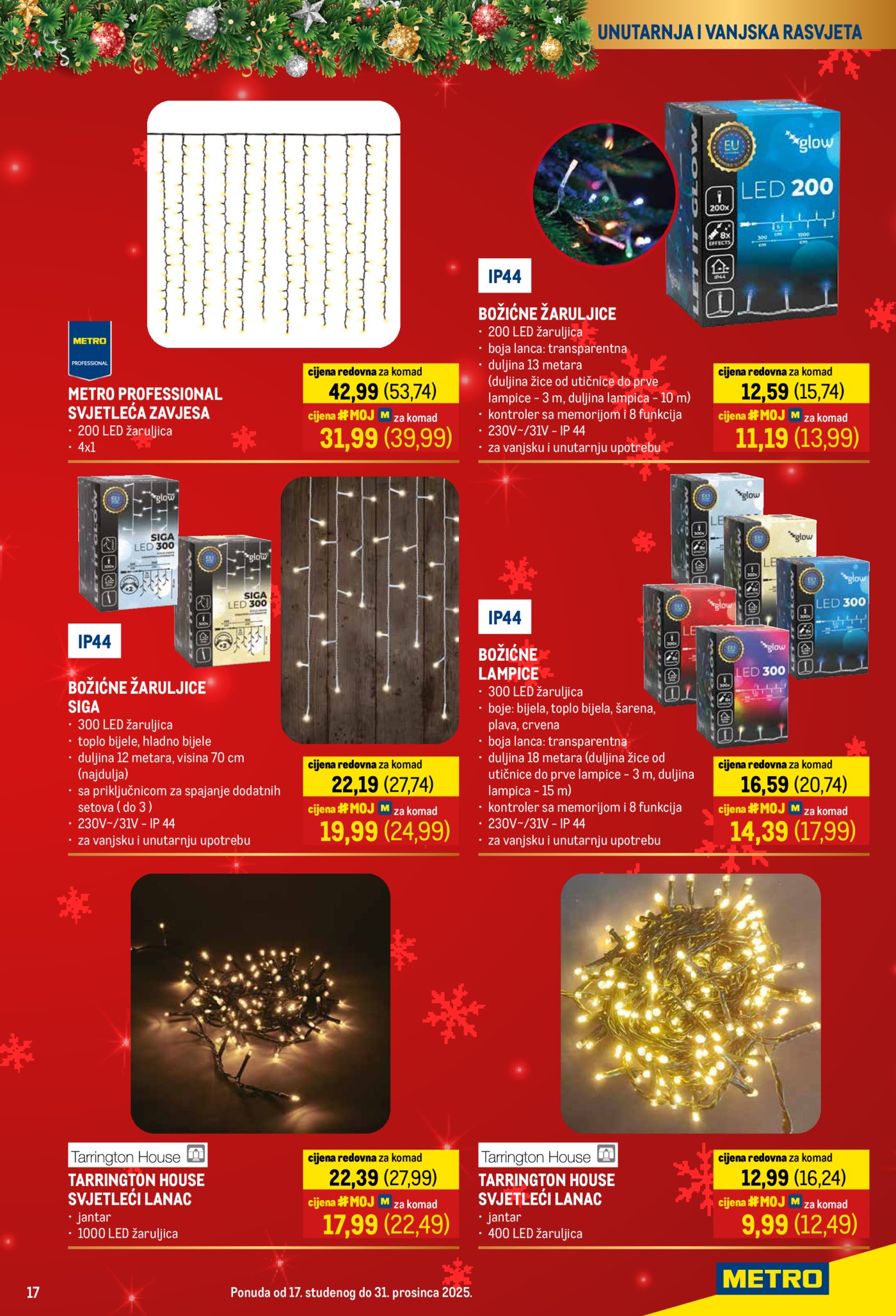Metro Božićni katalog 17.11.2025.-31.12.2025.