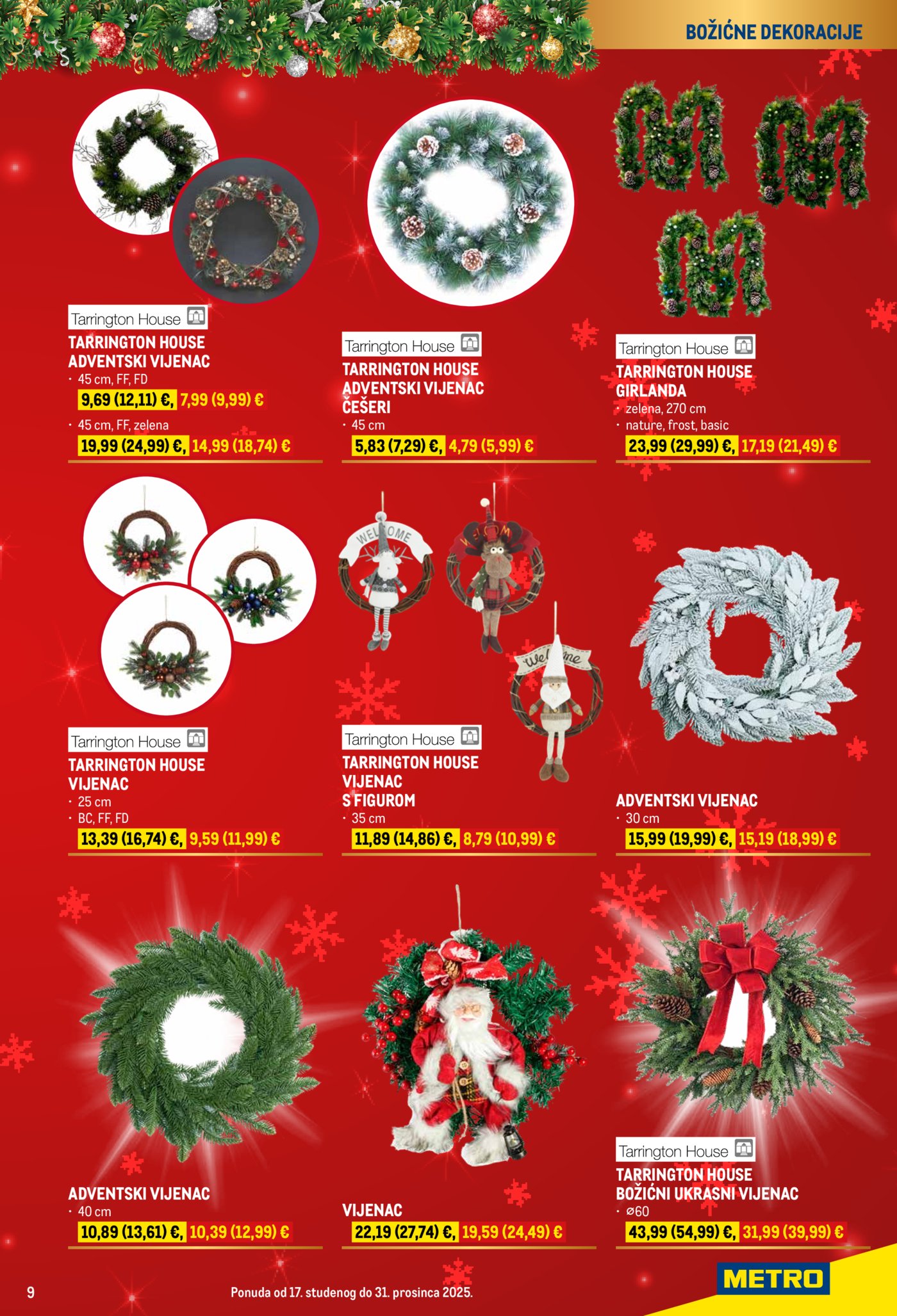 Metro Božićni katalog 17.11.2025.-31.12.2025.