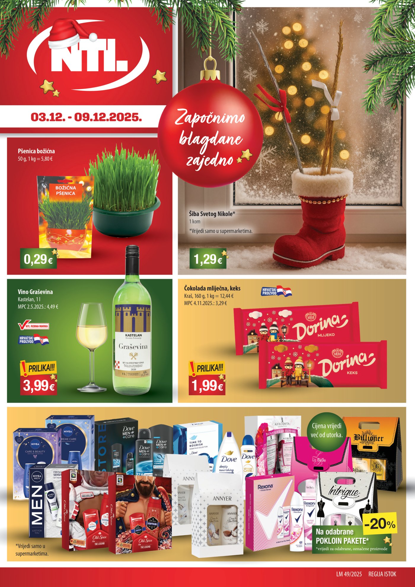 NTL katalog Akcija 03.12. - 09.12.2025. Istok