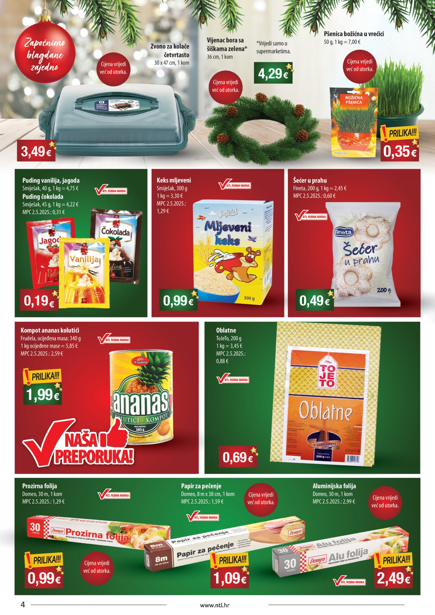 NTL katalog Akcija 26.11. - 02.12.2025. Istok