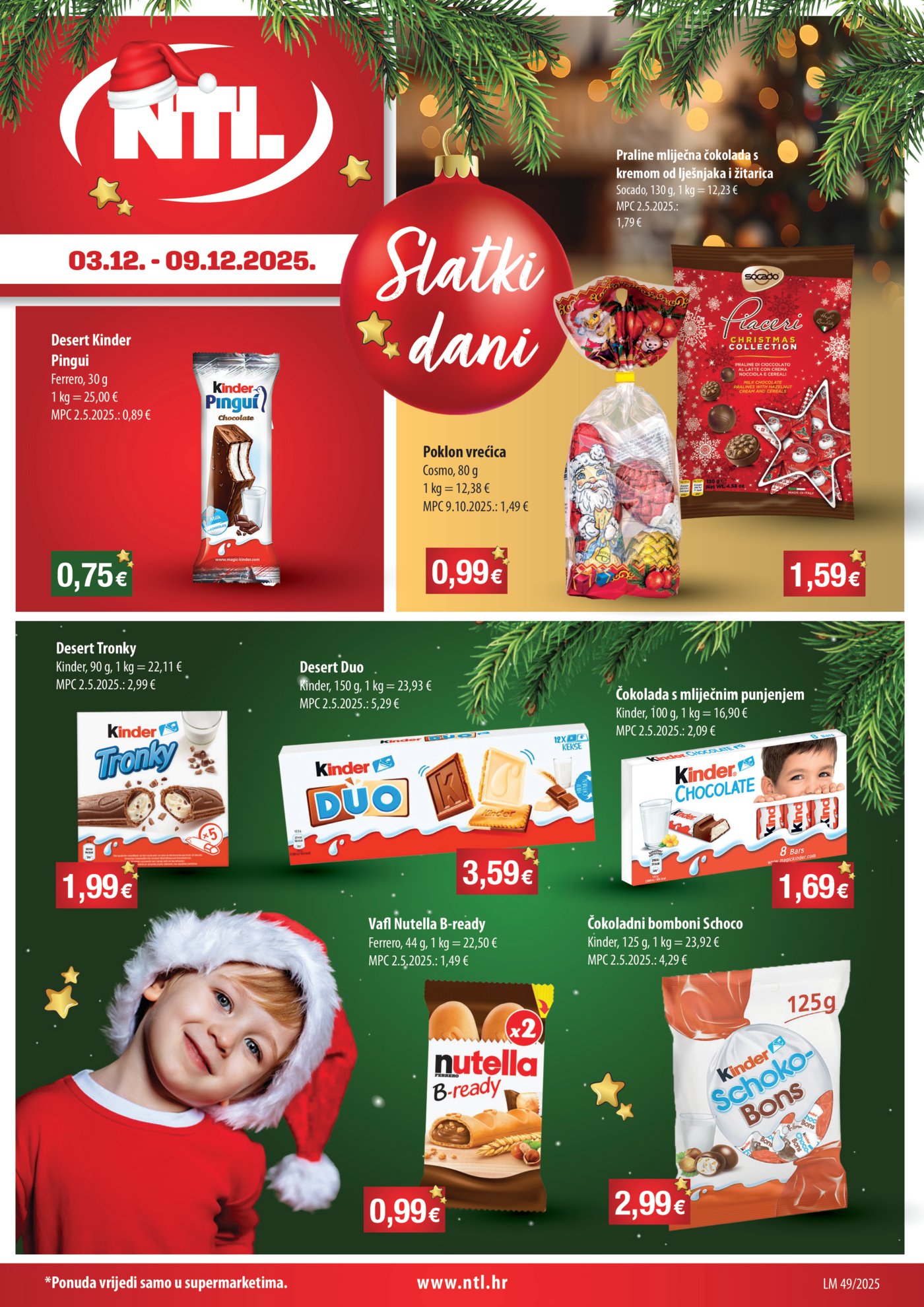 NTL katalog Slatki dani 03.12. - 09.12.2025.