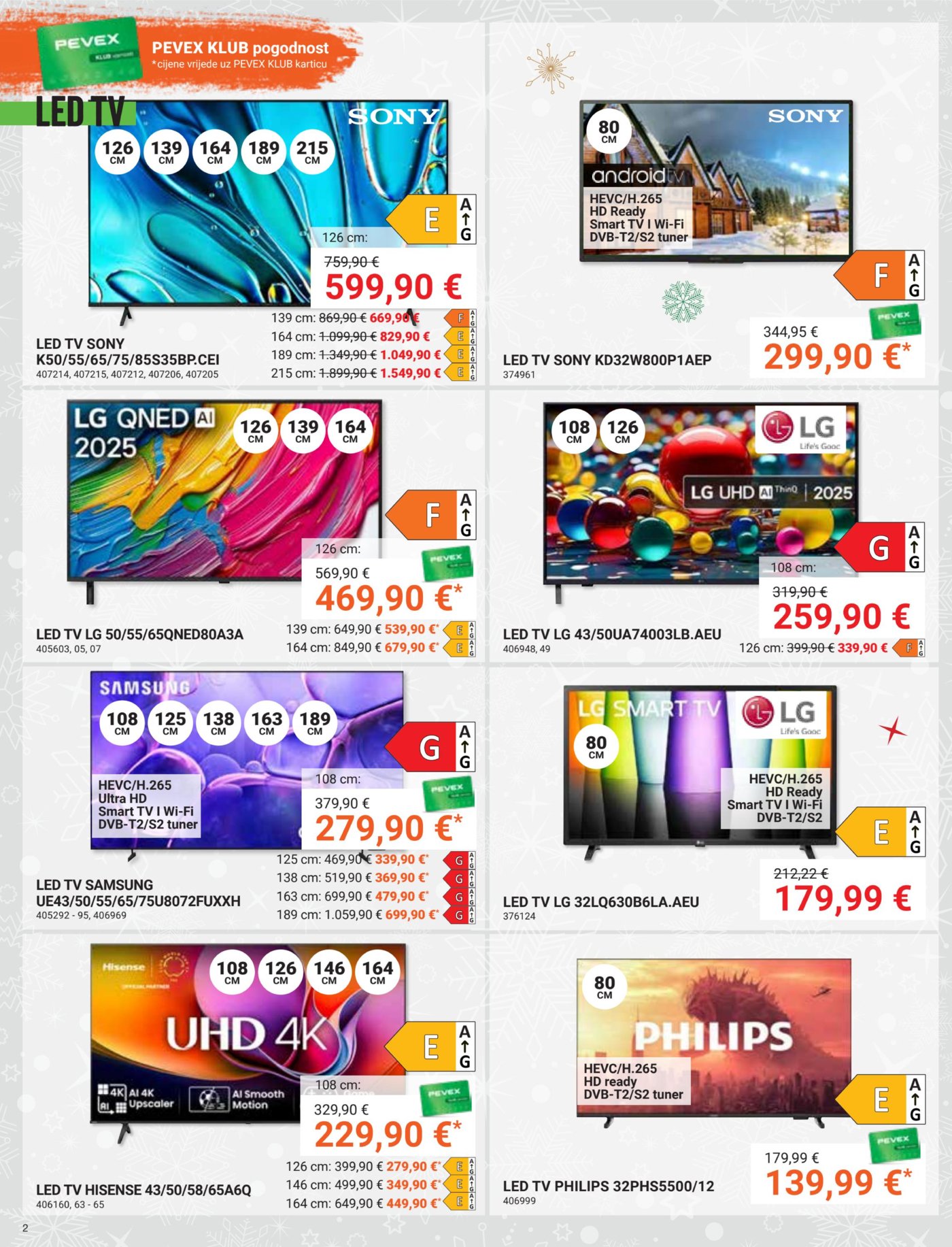 Pevex katalog Akcija 27.11.-31.12.2025.