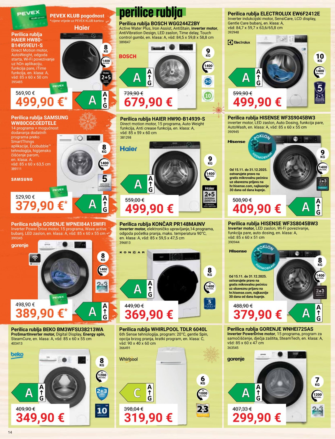Pevex katalog Akcija 27.11.-31.12.2025.