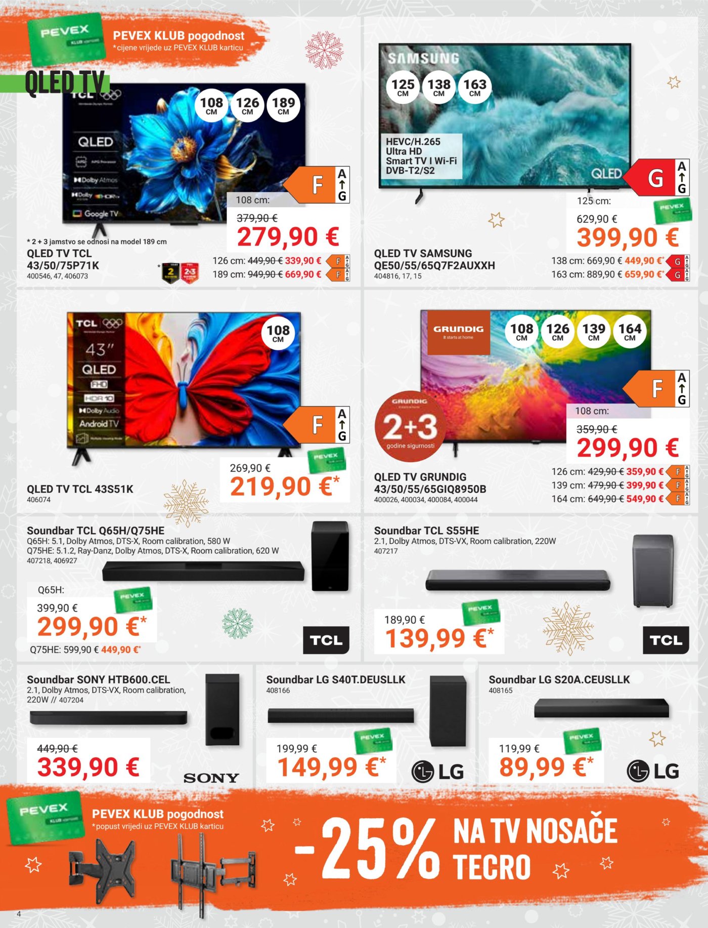 Pevex katalog Akcija 27.11.-31.12.2025.
