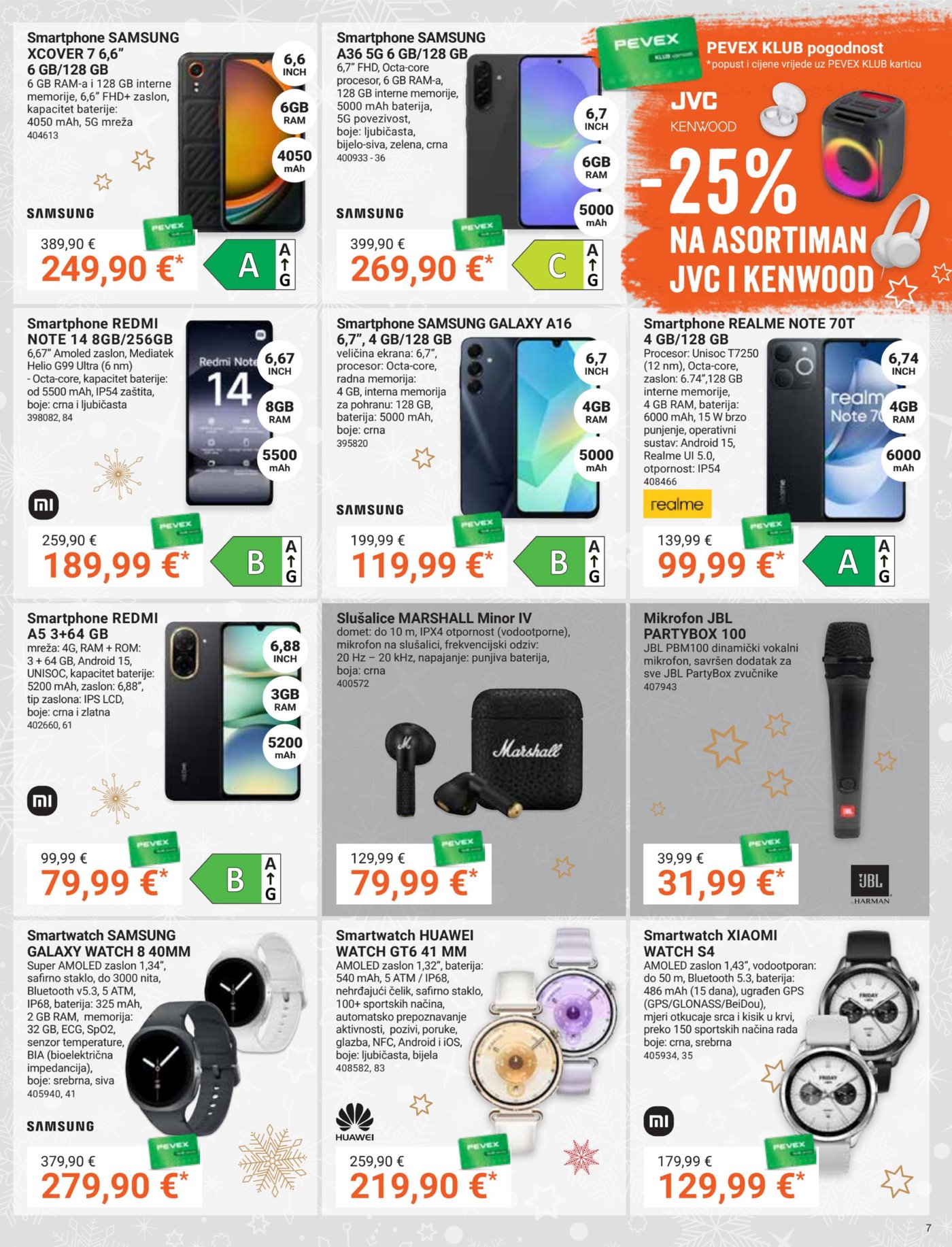 Pevex katalog Akcija 27.11.-31.12.2025.