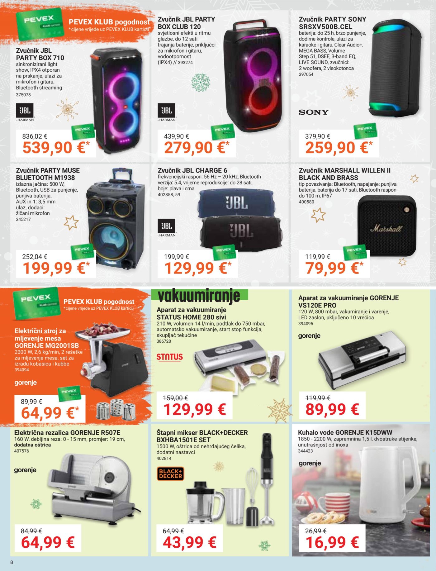 Pevex katalog Akcija 27.11.-31.12.2025.
