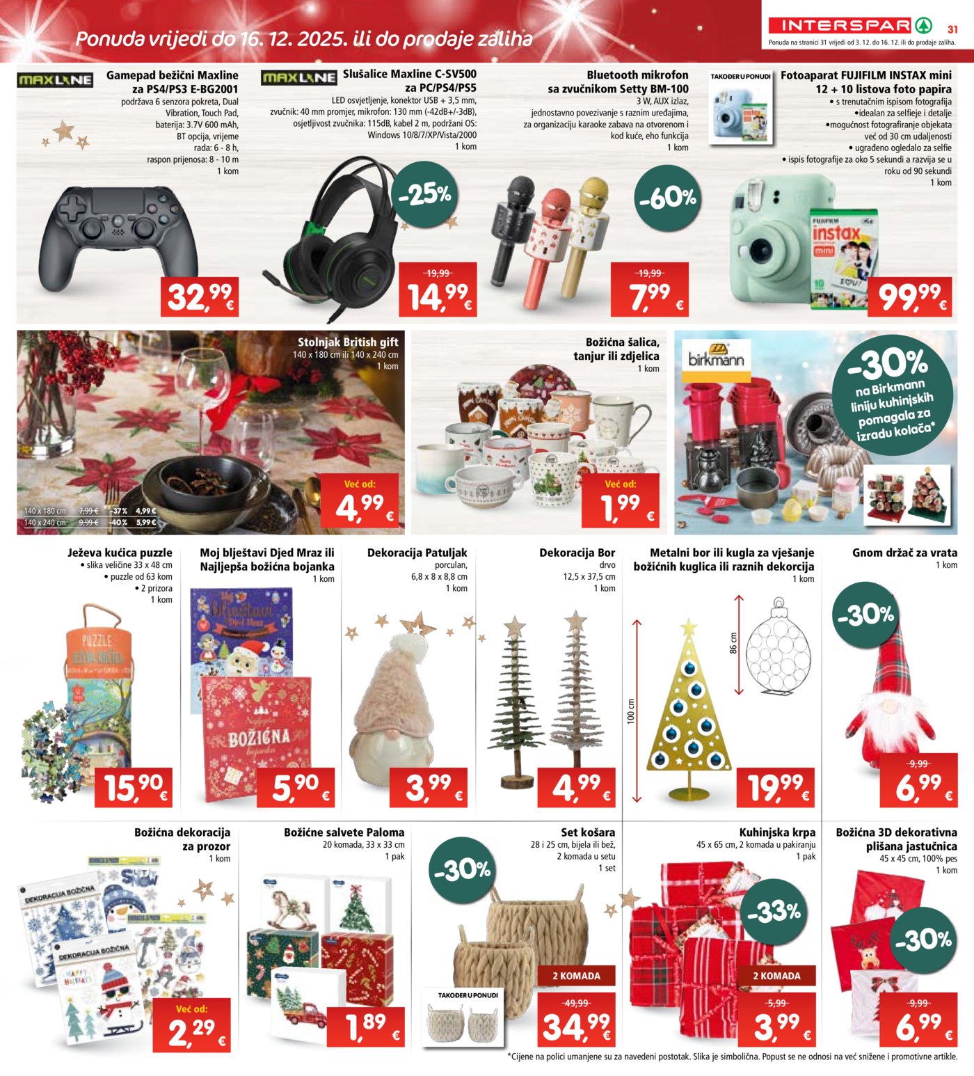 Interspar katalog Akcija 03.12. - 09.12.2025.