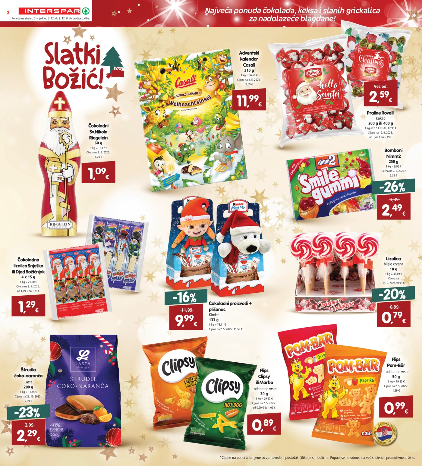 Interspar katalog Slatkiši 03.12. - 09.12.2025.
