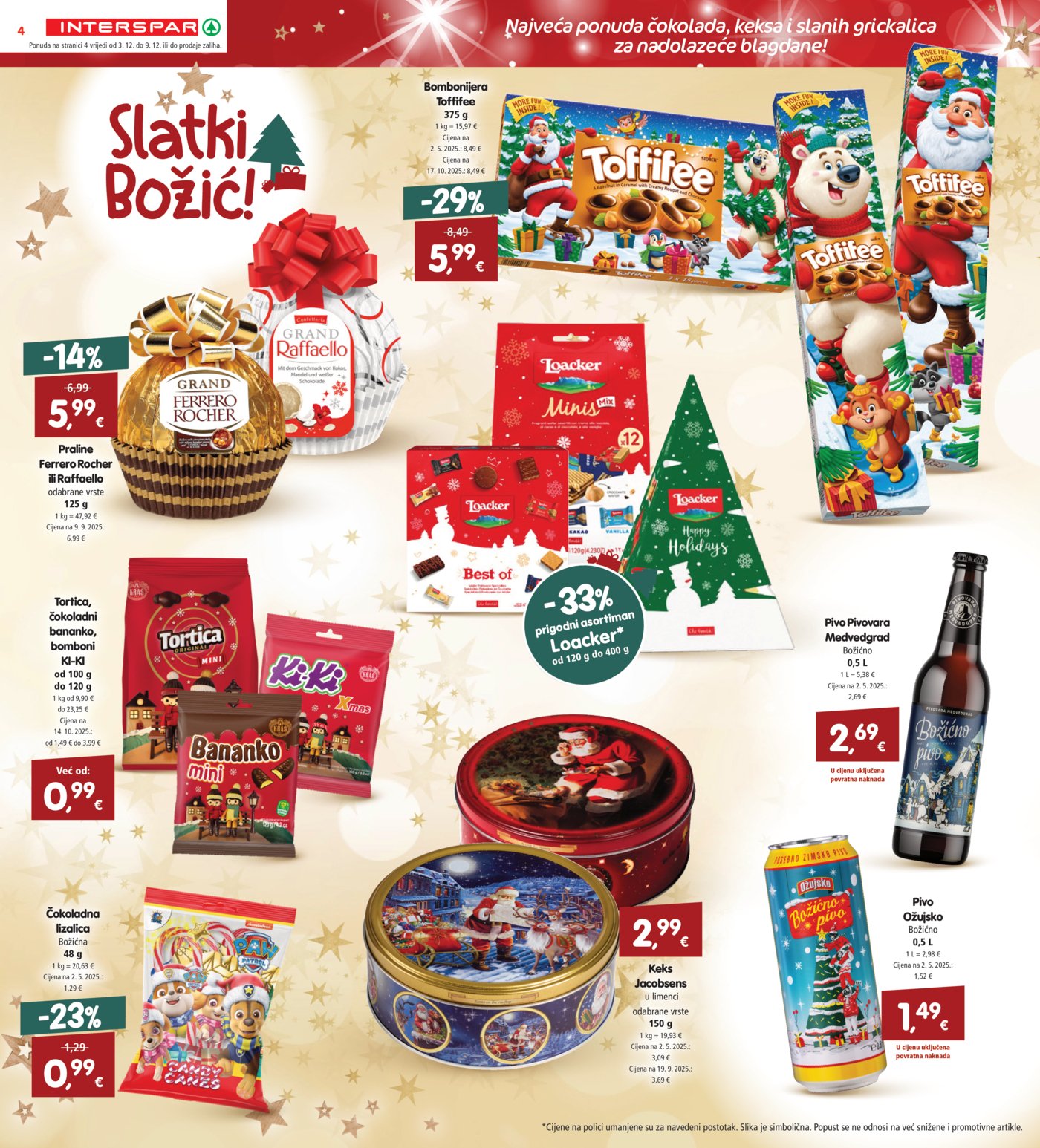 Interspar katalog Slatkiši 03.12. - 09.12.2025.