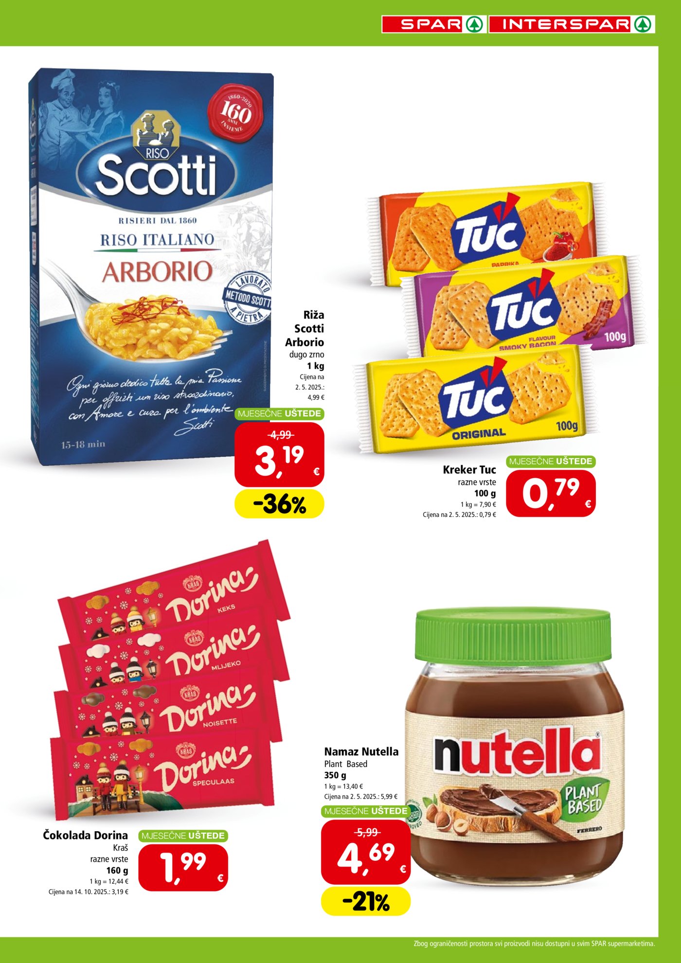 Interspar katalog Uštede 3.12. - 31.12.2025.