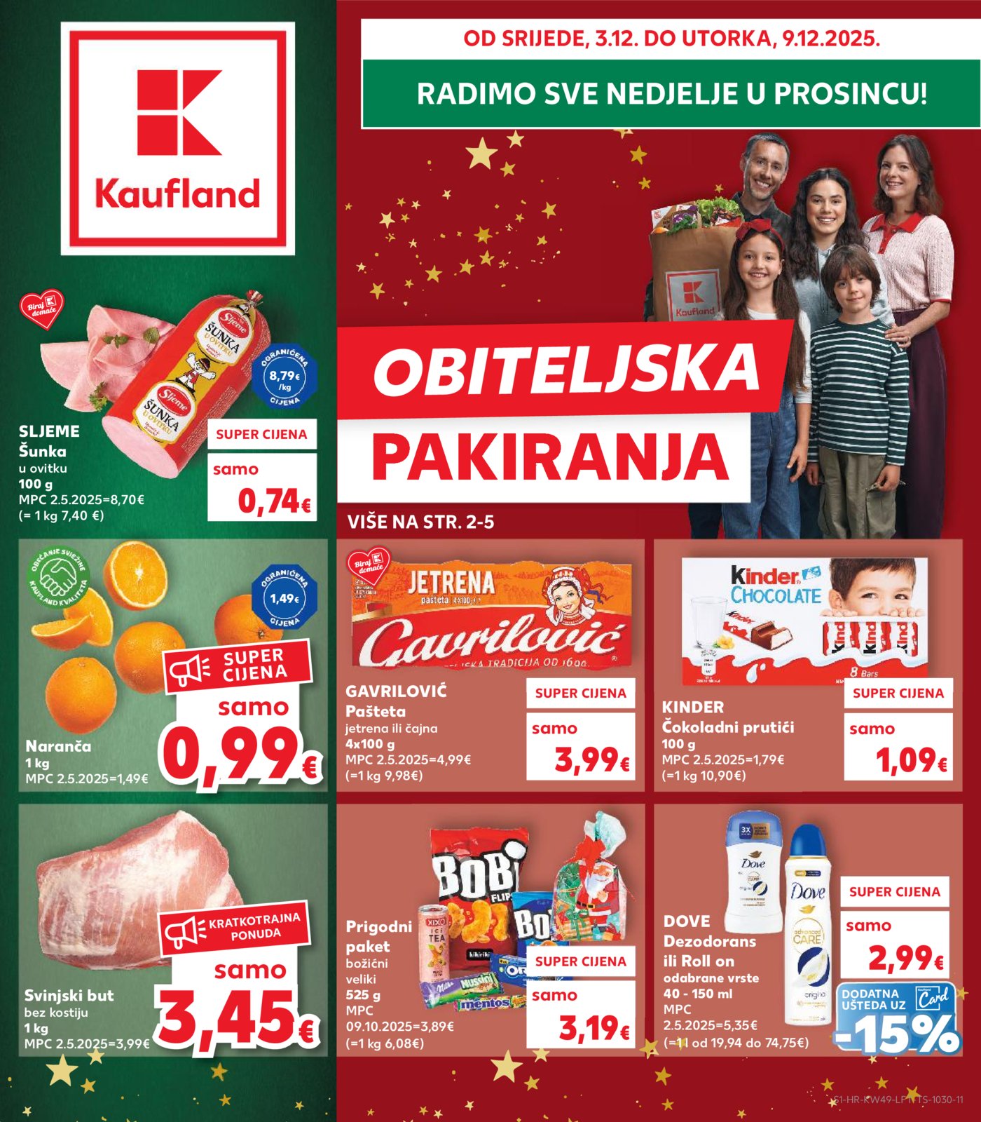 Kaufland katalog Akcija 03.12. - 09.12.2025.