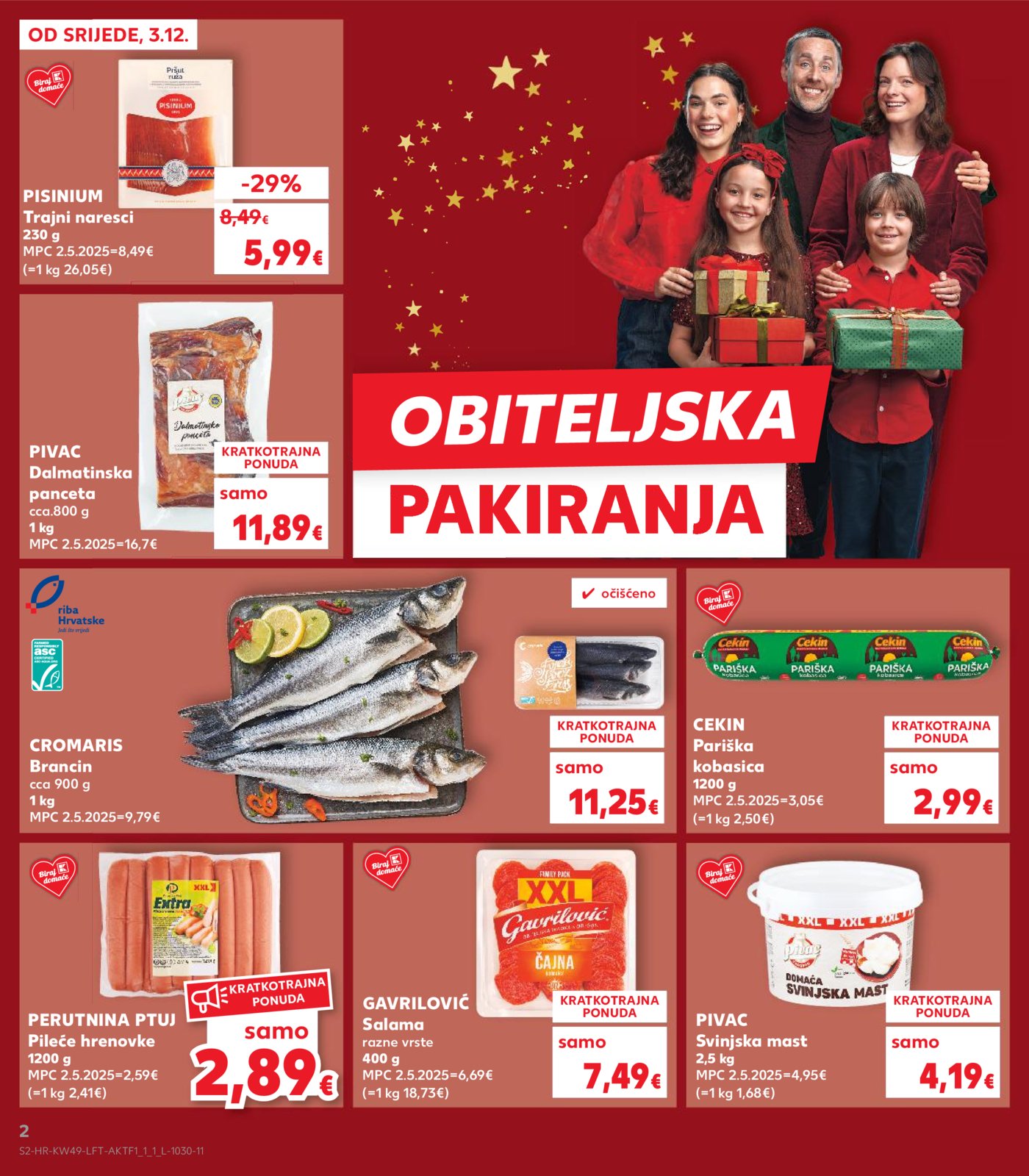 Kaufland katalog Akcija 03.12. - 09.12.2025.