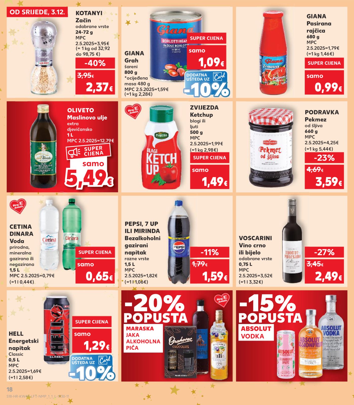 Kaufland katalog Akcija 03.12. - 09.12.2025.
