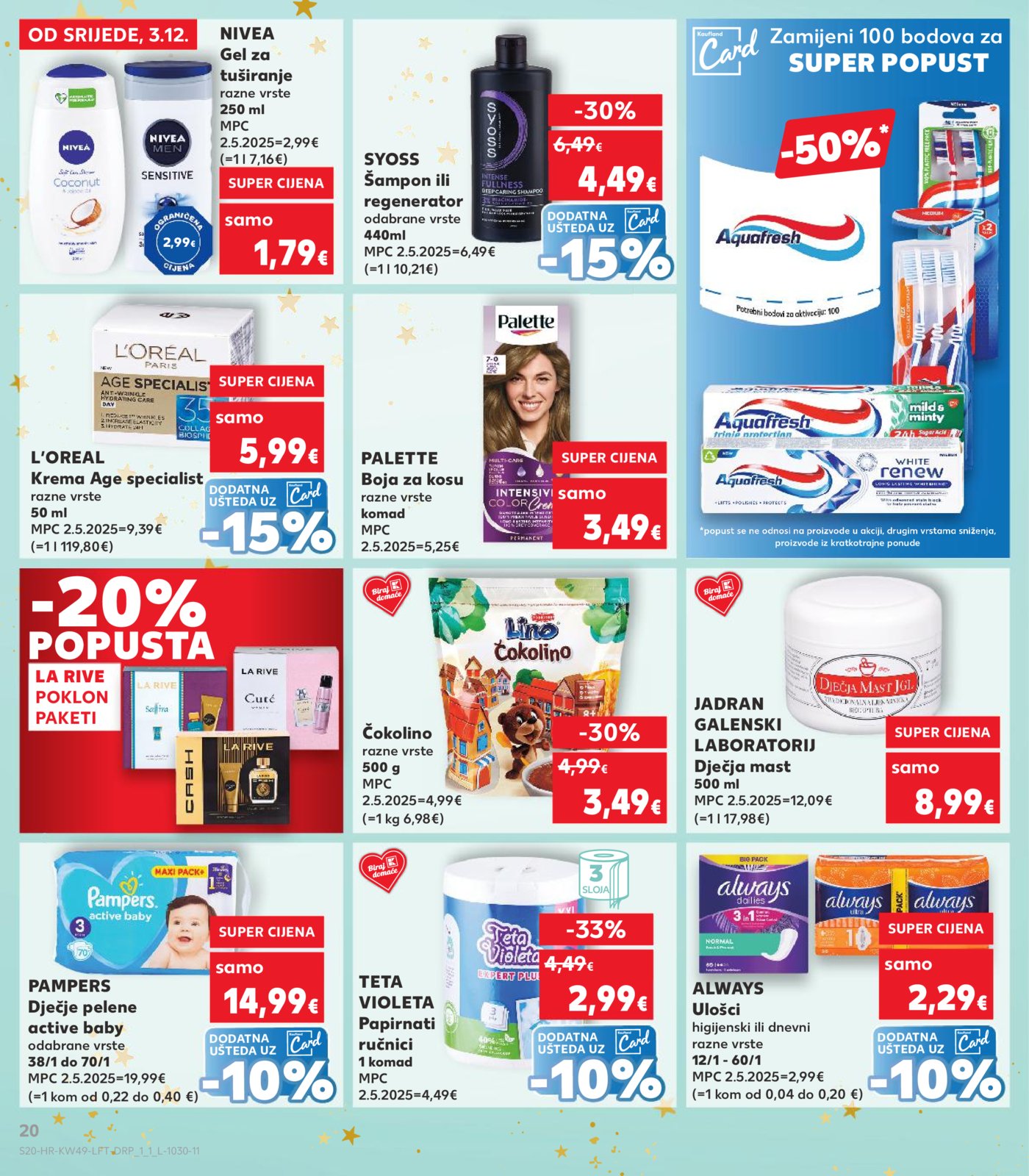 Kaufland katalog Akcija 03.12. - 09.12.2025.