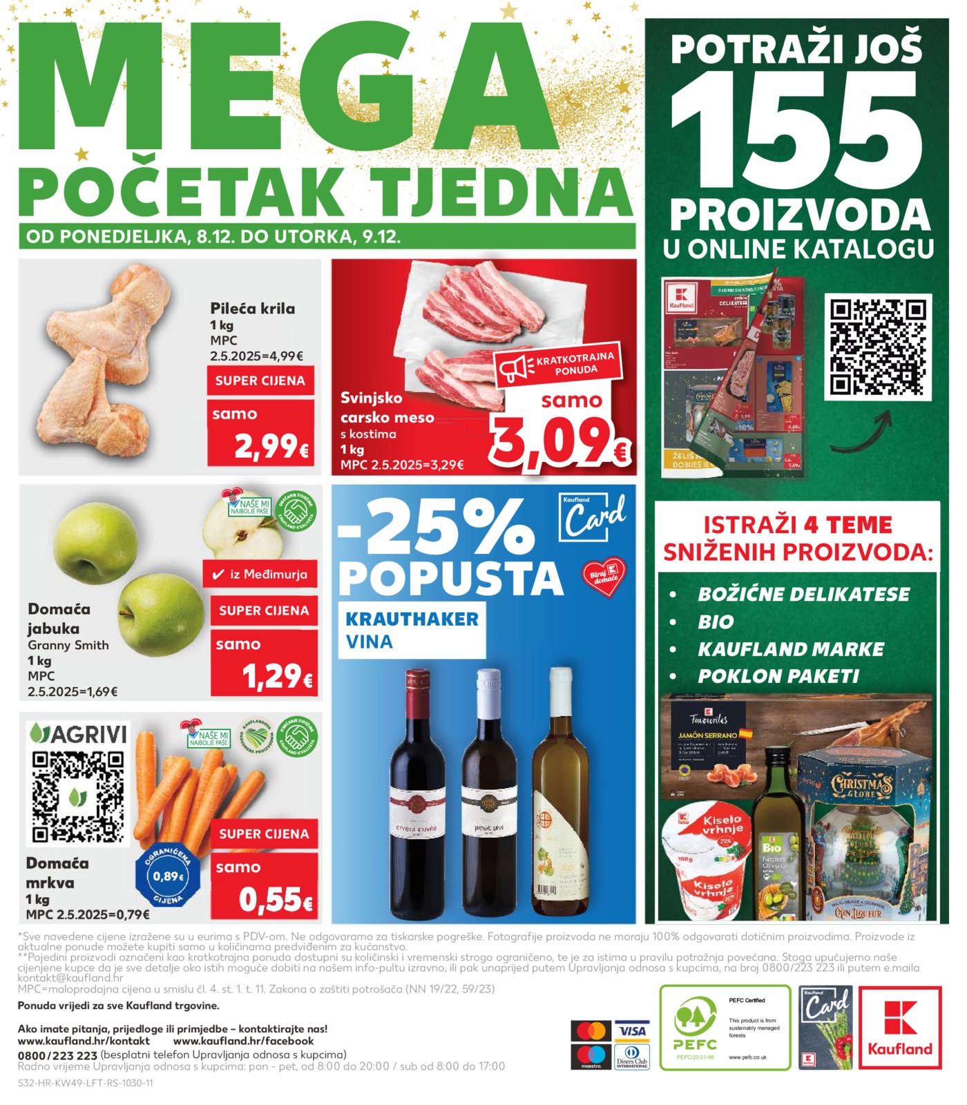 Kaufland katalog Akcija 03.12. - 09.12.2025.