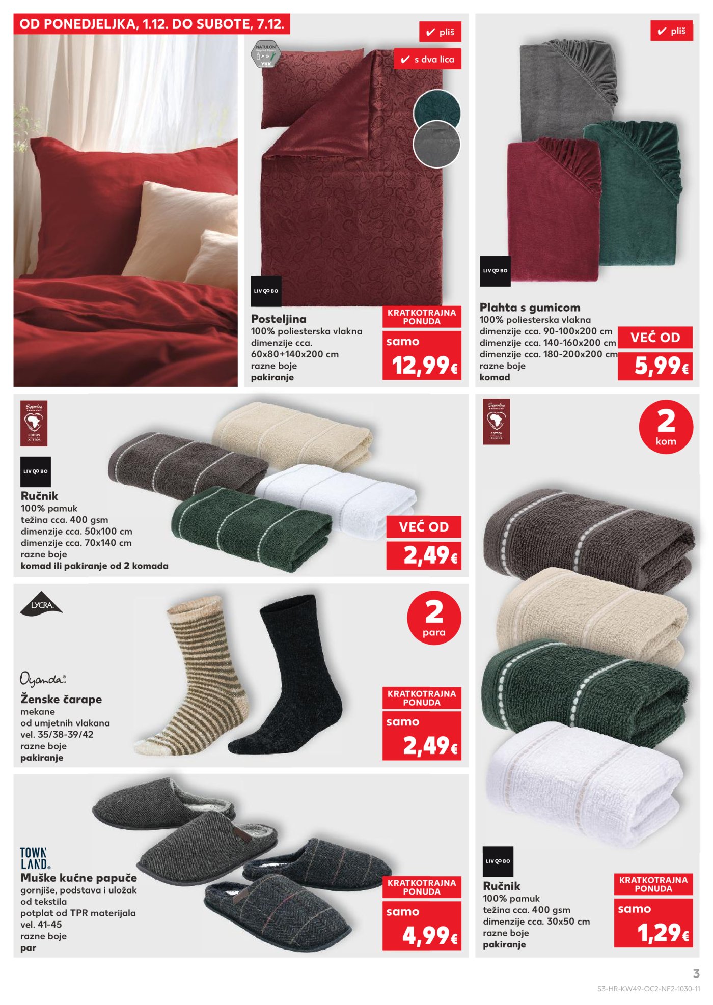 Kaufland katalog Neprehrambenih proizvoda 03.12. - 09.12.2025. Odabrane poslovnice