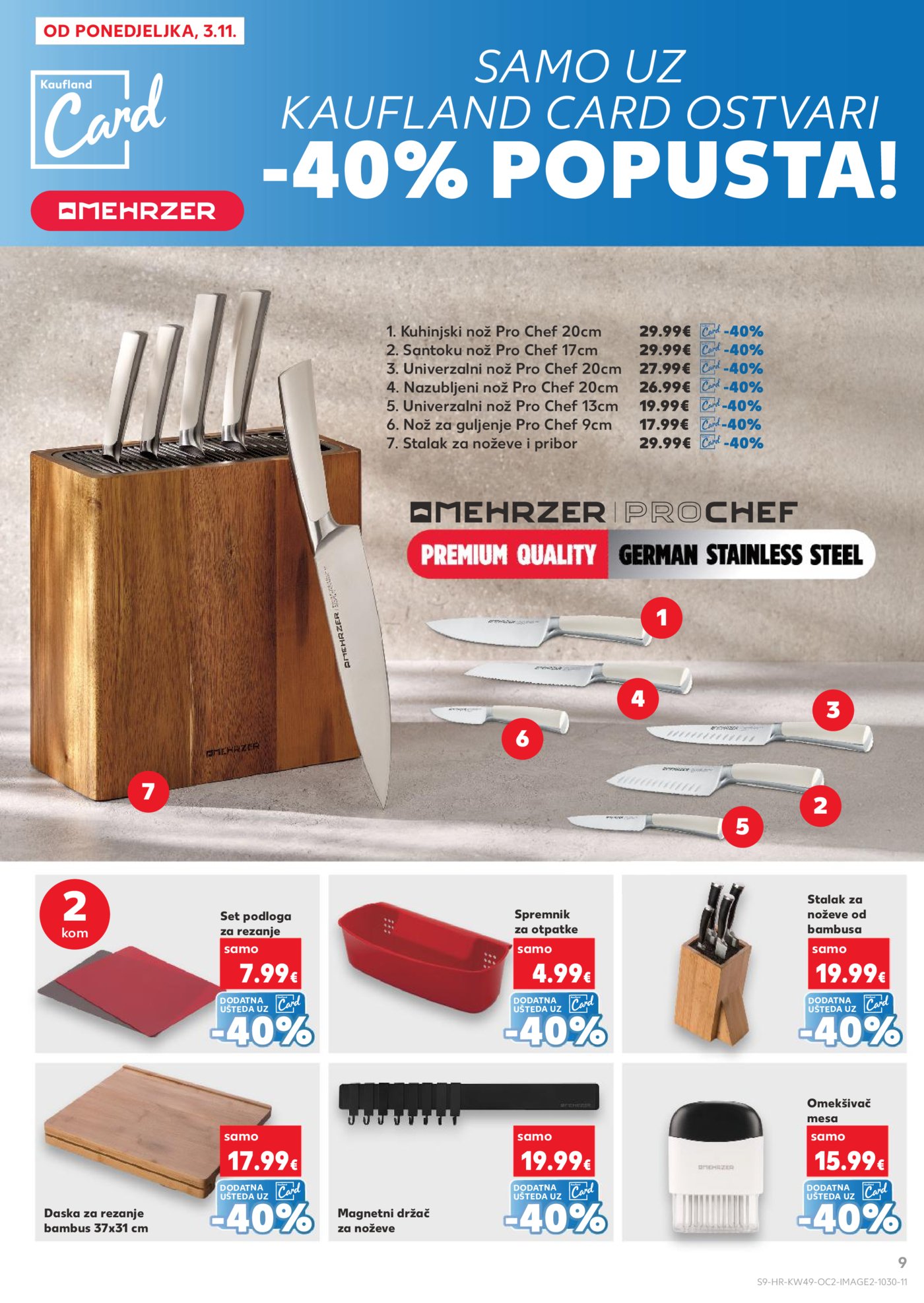 Kaufland katalog Neprehrambenih proizvoda 03.12. - 09.12.2025. Odabrane poslovnice