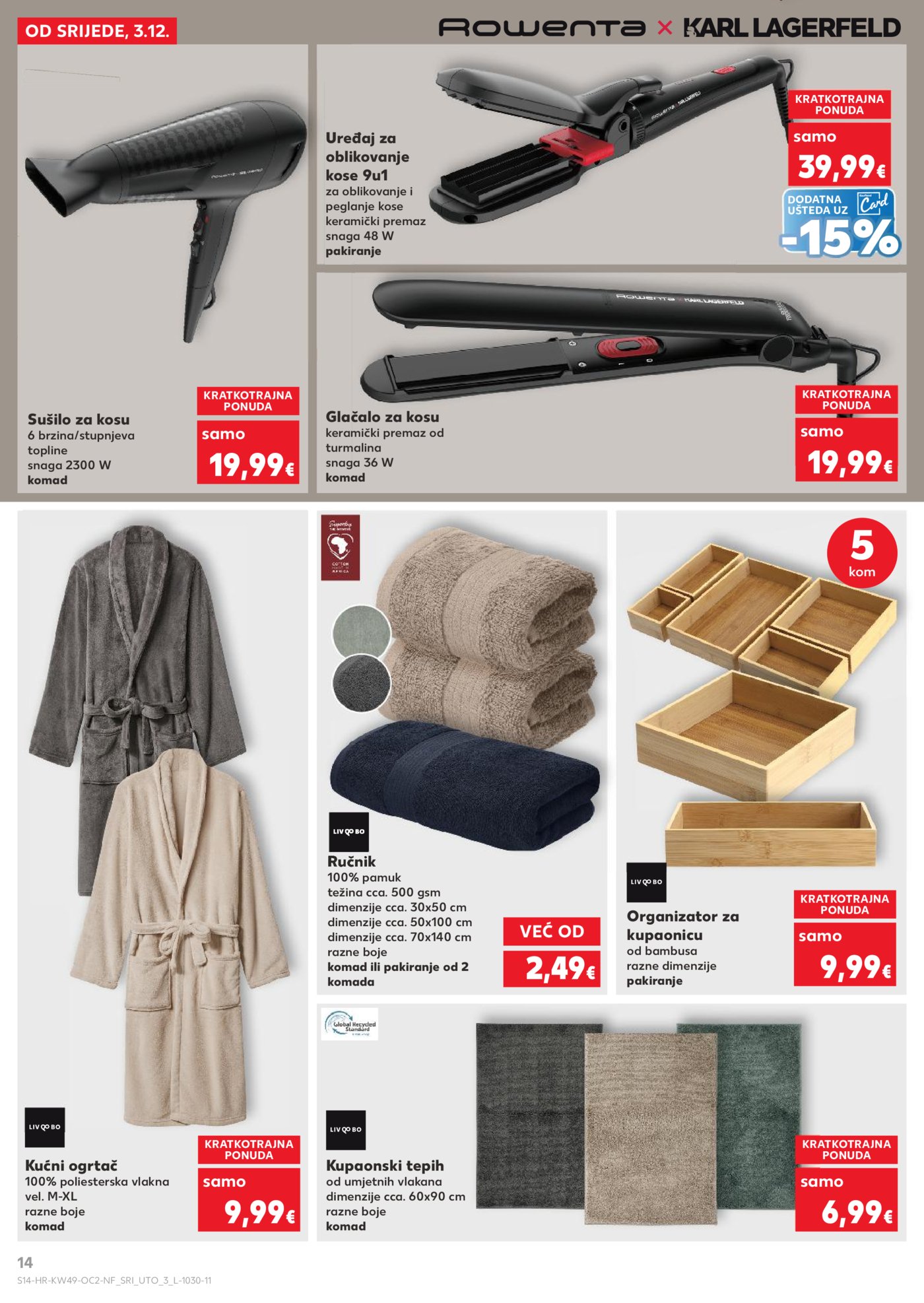 Kaufland katalog Neprehrambenih proizvoda 03.12. - 09.12.2025. Odabrane poslovnice
