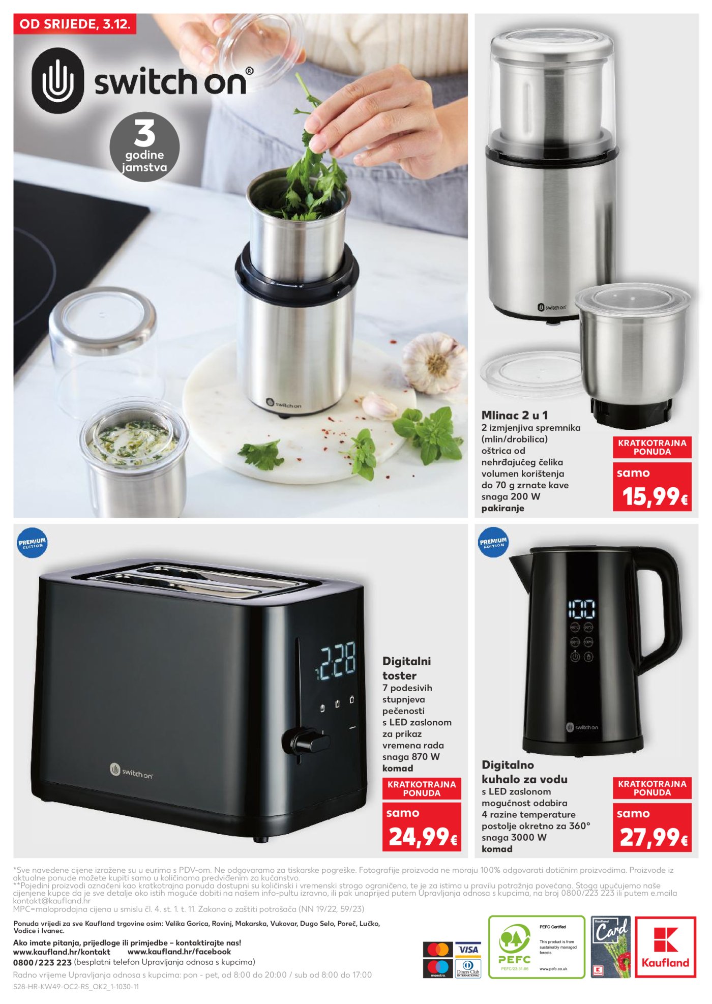 Kaufland katalog Neprehrambenih proizvoda 03.12. - 09.12.2025. Odabrane poslovnice