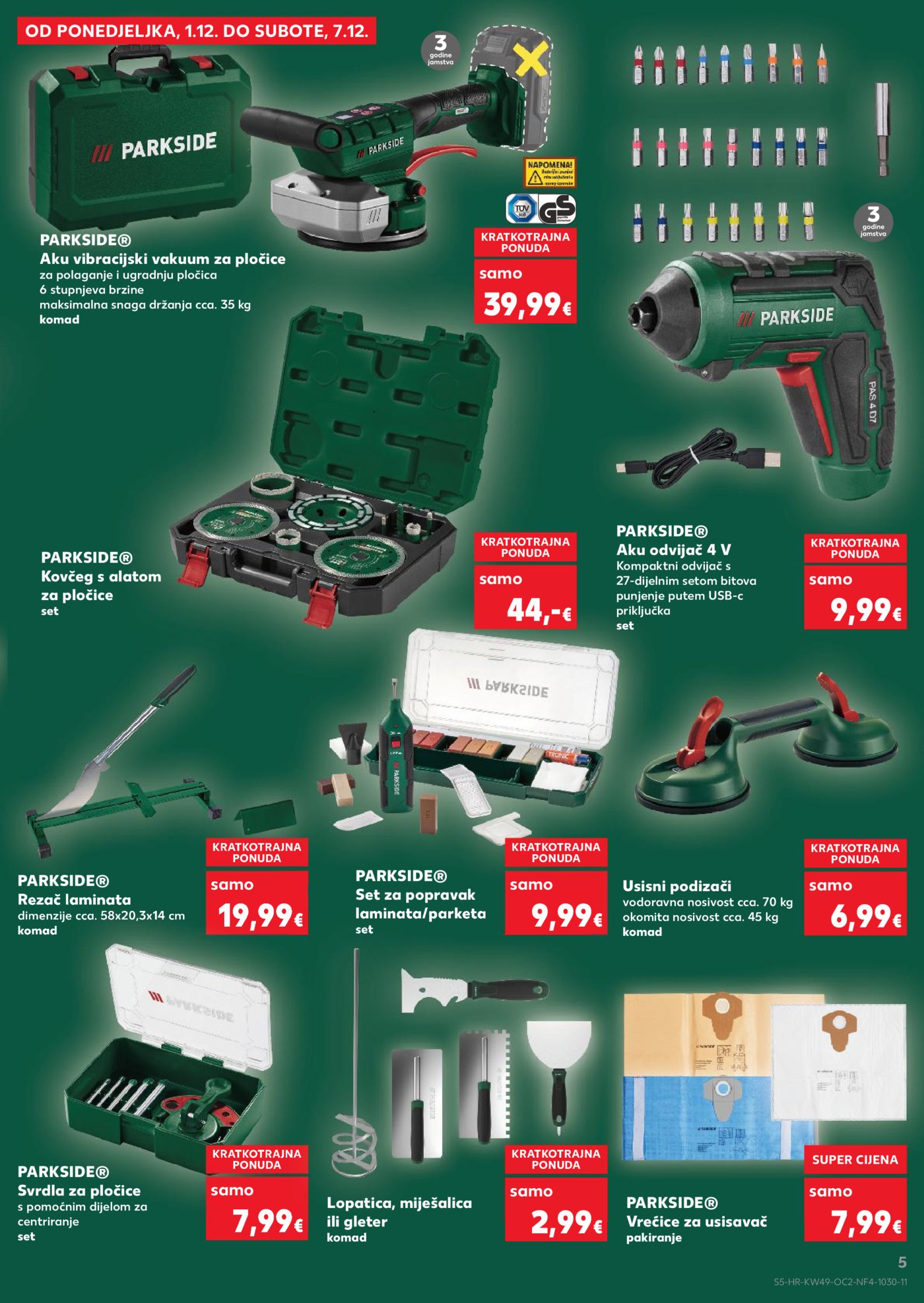 Kaufland katalog Neprehrambenih proizvoda 03.12. - 09.12.2025. VG, Po, Ro, Vo, Vu, DS, Ma, Iv