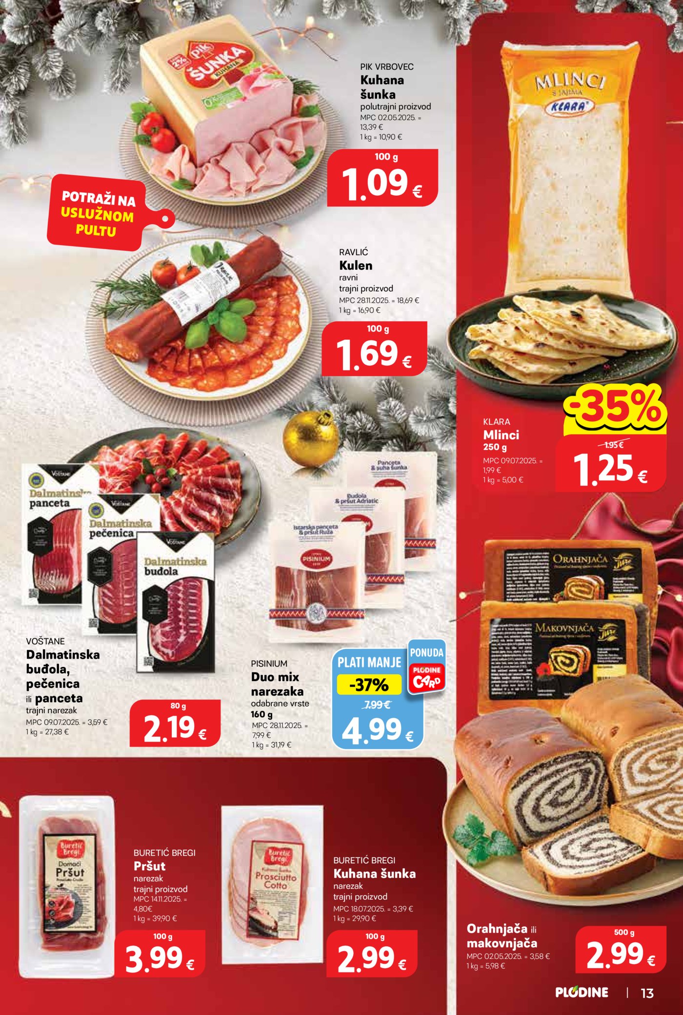 Plodine katalog Akcija 03.12. - 09.12.2025.