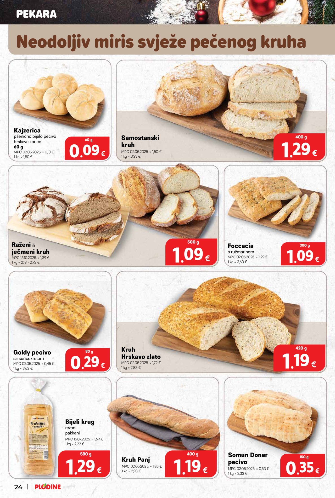 Plodine katalog Akcija 03.12. - 09.12.2025.