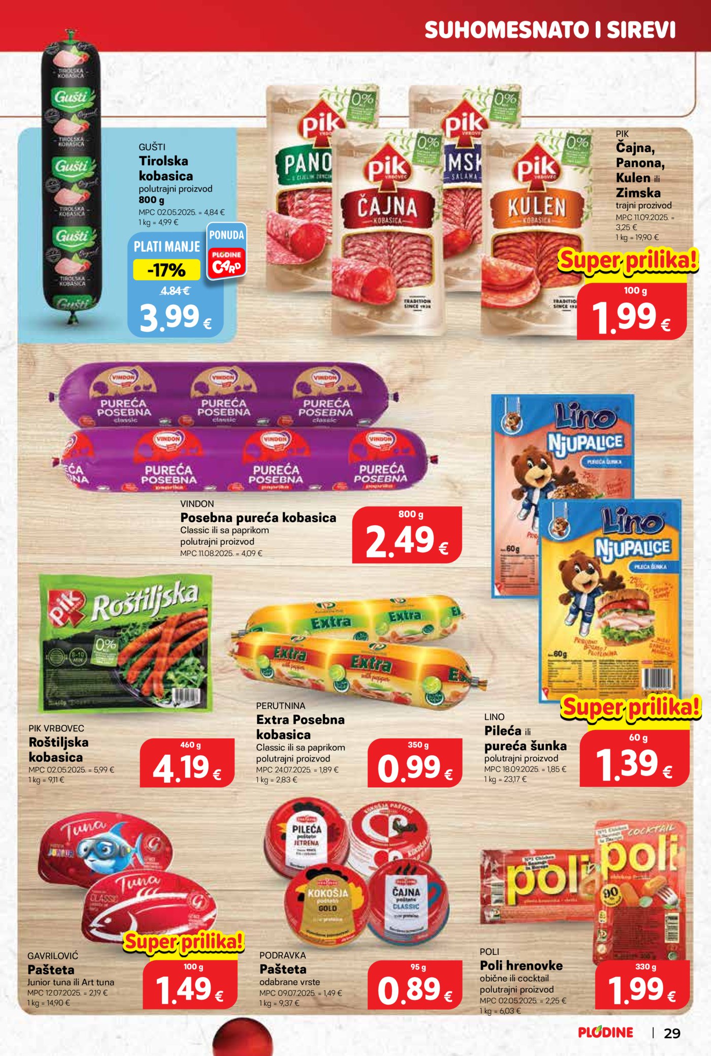 Plodine katalog Akcija 03.12. - 09.12.2025.