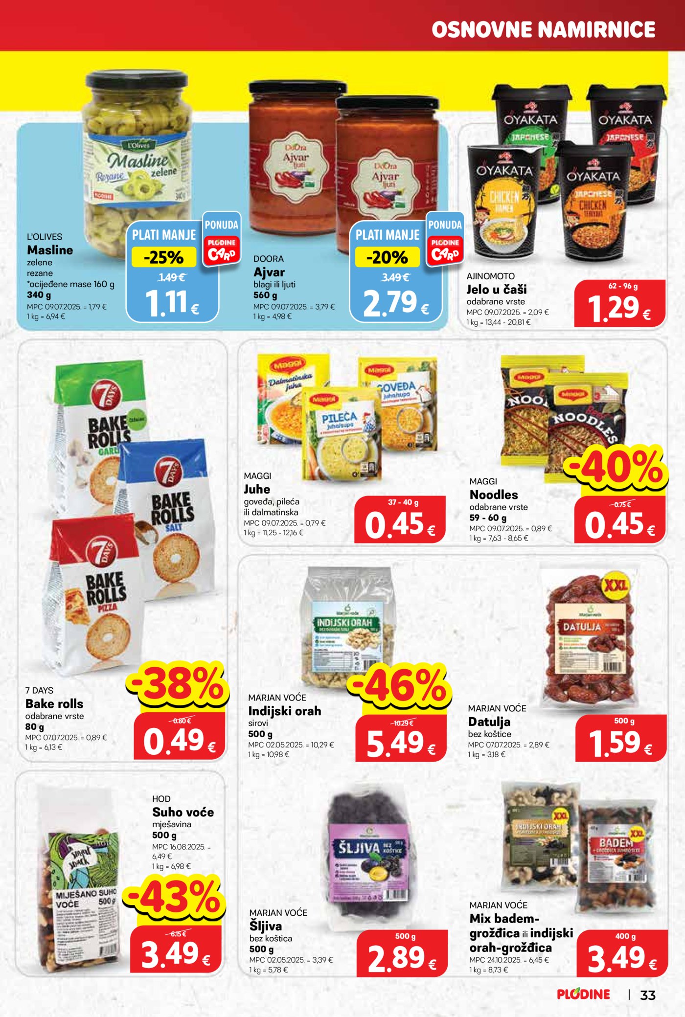 Plodine katalog Akcija 03.12. - 09.12.2025.