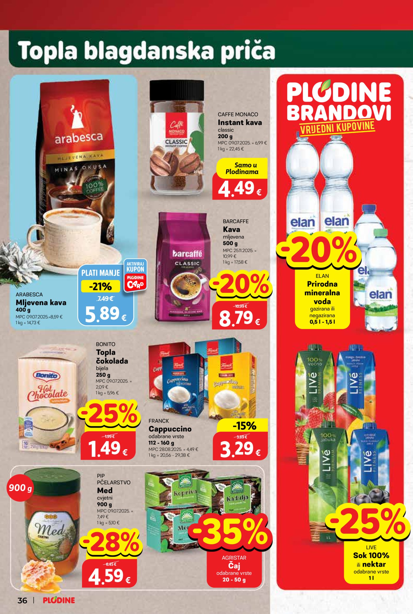 Plodine katalog Akcija 03.12. - 09.12.2025.