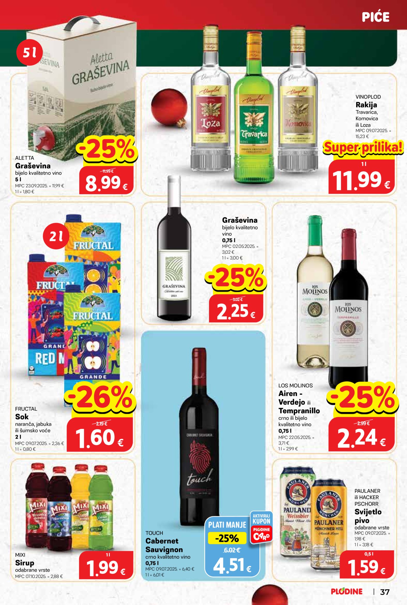 Plodine katalog Akcija 03.12. - 09.12.2025.