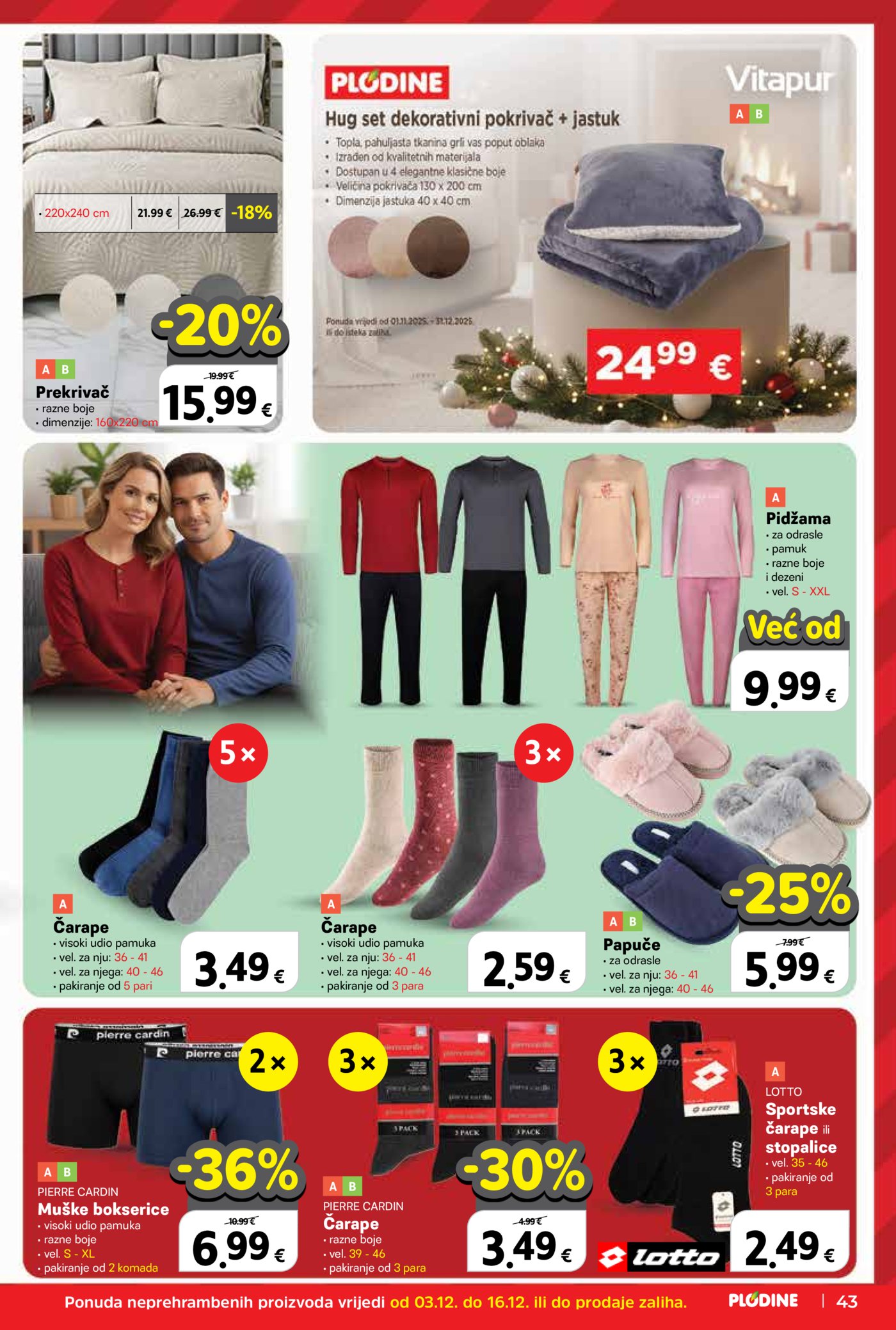 Plodine katalog Akcija 03.12. - 09.12.2025.