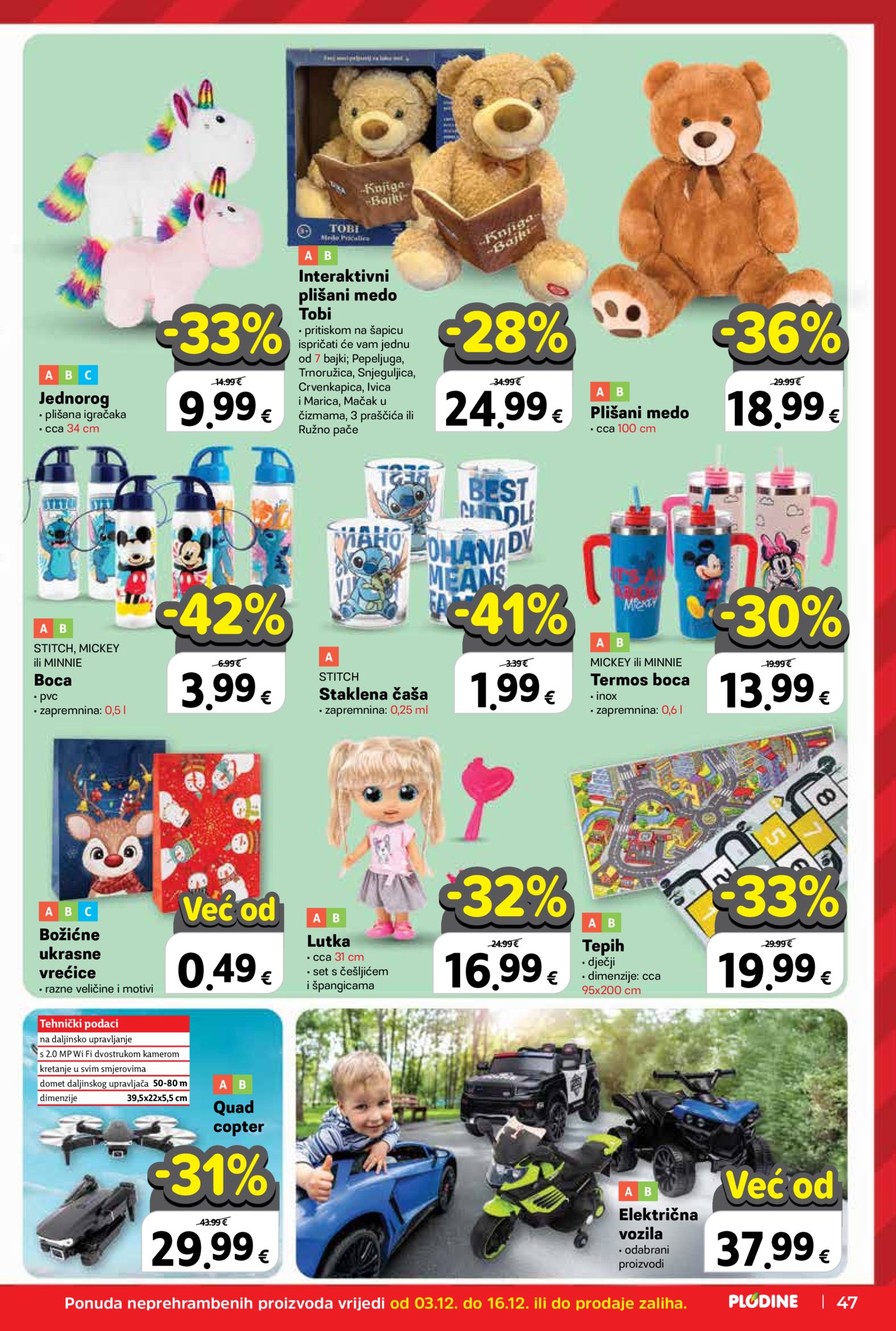 Plodine katalog Akcija 03.12. - 09.12.2025.